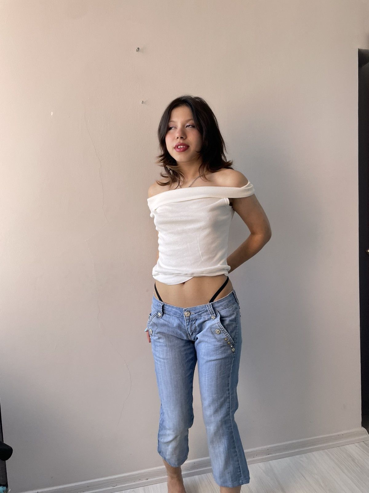 Vintage y2k capri Size 26" / US 2 / IT 38 - 3 Thumbnail