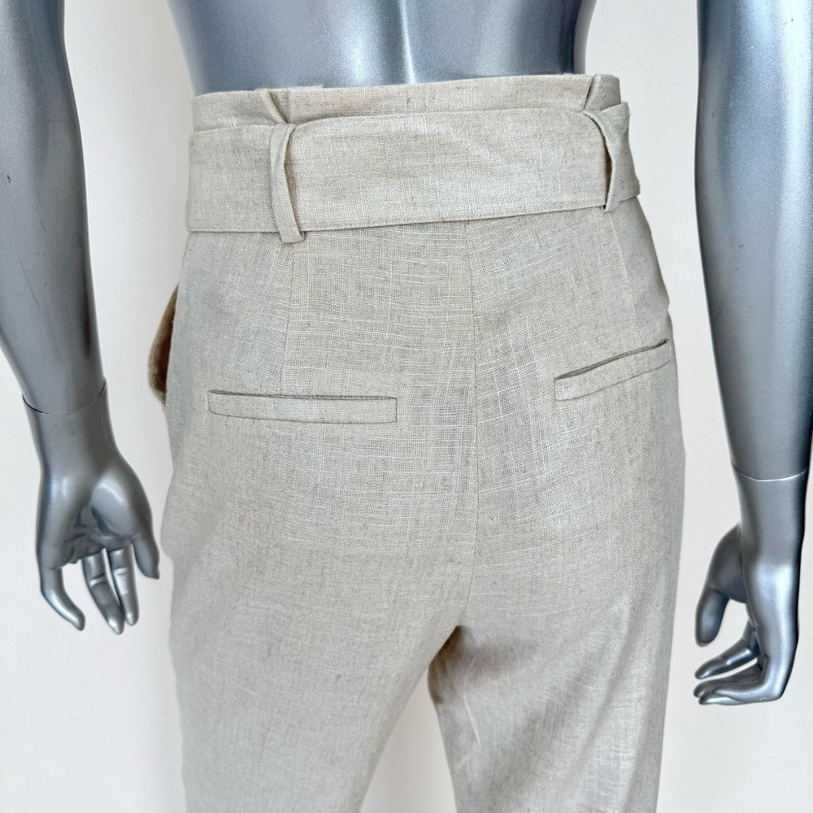 Veronica Beard NEW! Veronica Beard women linen ankle pants size 0 Authentic Size 25" / US 0 / IT 36 - 4 Thumbnail