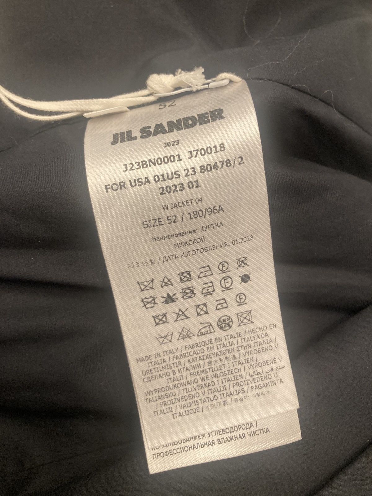 Jil Sander Jil Sander Navy Blazer Size 52 Size 52R - 3 Thumbnail