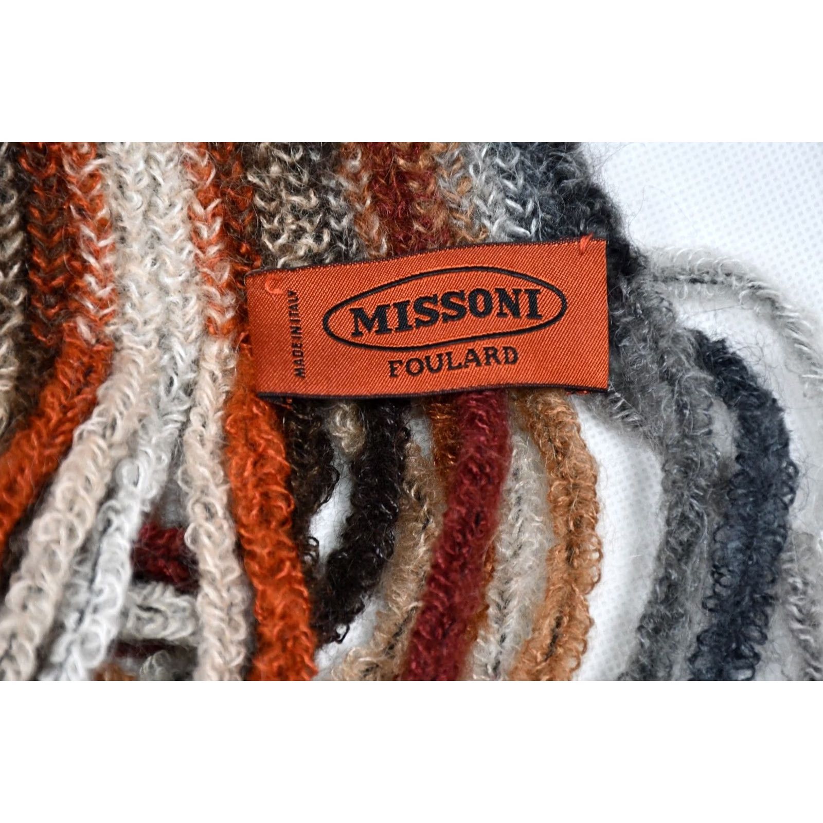 Missoni Missoni Scarf Wool Multicolor Foulard Knit Women Size ONE SIZE - 5 Thumbnail