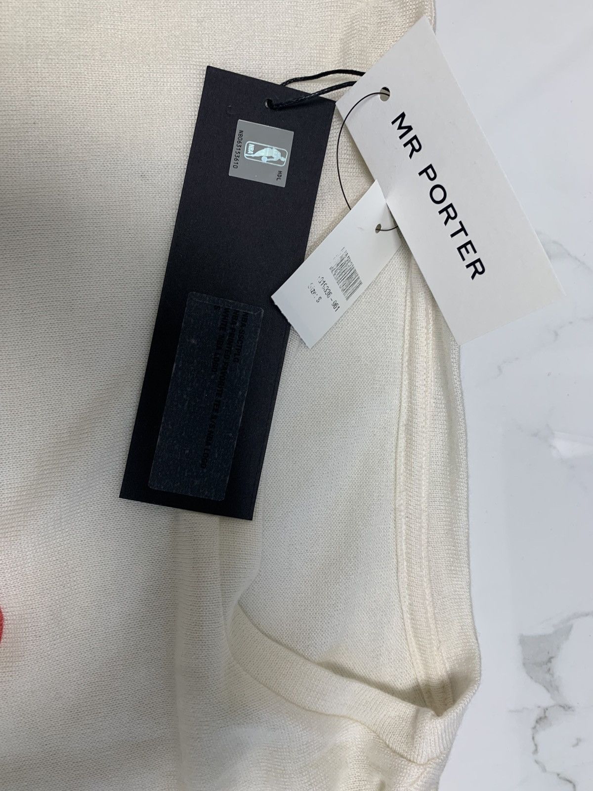 The Elder Statesman NBA Printed Cashmere and Silk-Blend T-Shirt Size US S / EU 44-46 / 1 - 4 Thumbnail