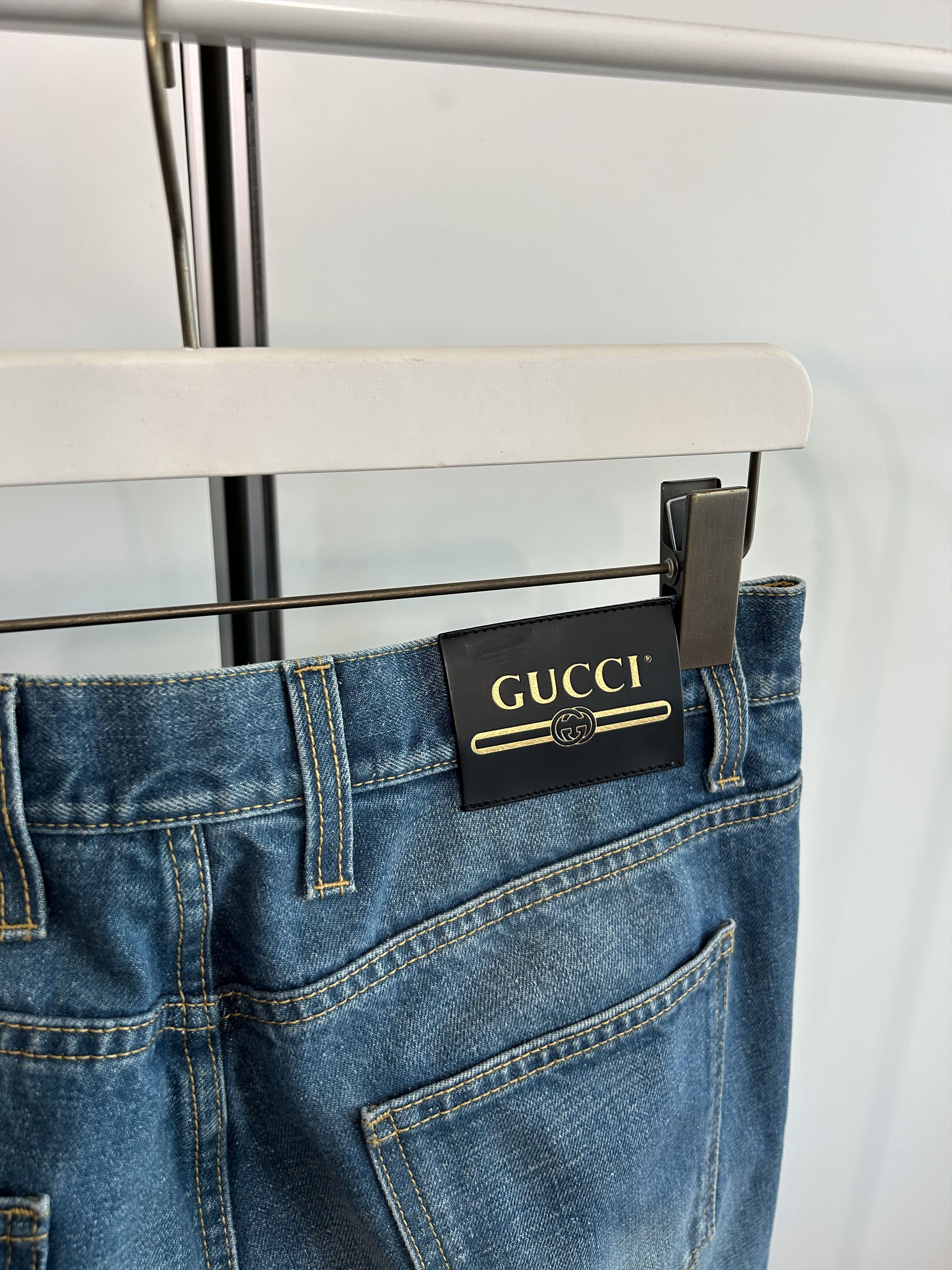 Gucci GUCCI Washed Flared Denim Size US 33 - 8 Thumbnail