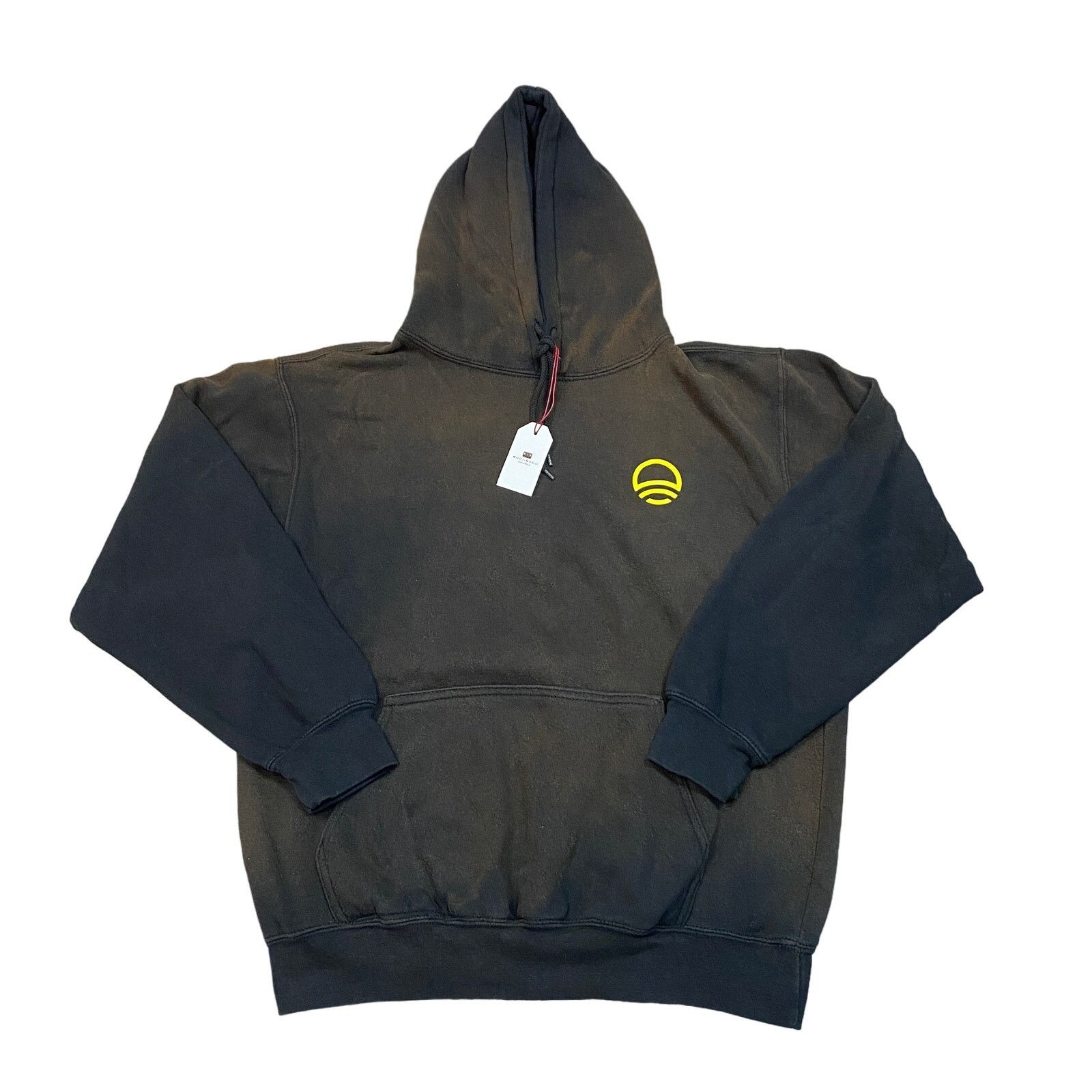 MOOJIMOOJIUS MOOJI MOOJI Oversized Crop Hoodie Aged Black | Grailed