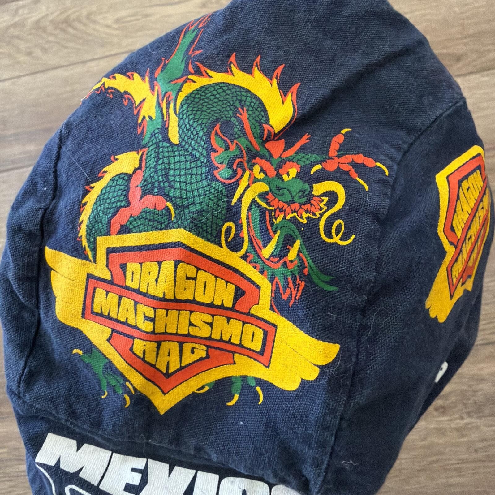 Other Vintage Dragon Machismo Cabo San Lucas Mexico Biker Skullcap Size ONE SIZE - 3 Thumbnail