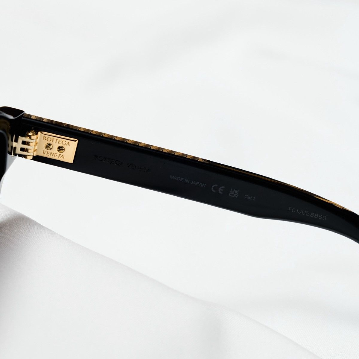 Bottega Veneta BOTTEGA VENETA BV1442S 001 SUNGLASSES Size ONE SIZE - 4 Thumbnail