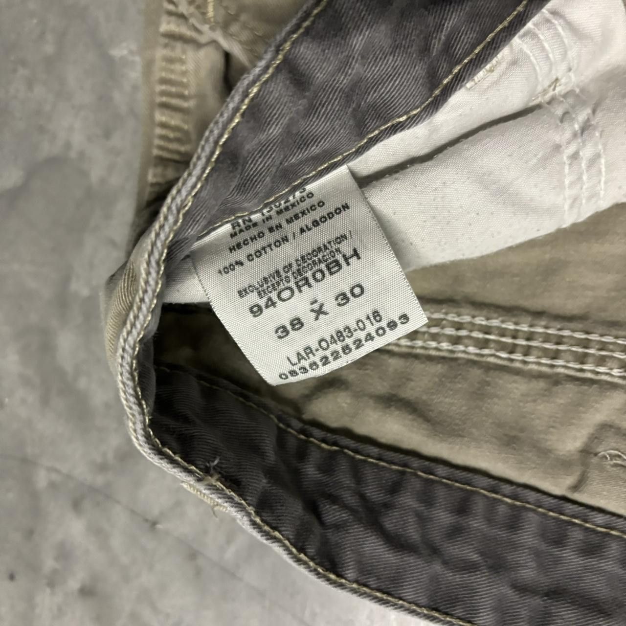 Japanese Brand × Vintage Crazy Vintage Y2K/2000s Baggy Khaki Skater Carpenter Workwear Pants! Size US 36 / EU 52 - 8 Thumbnail