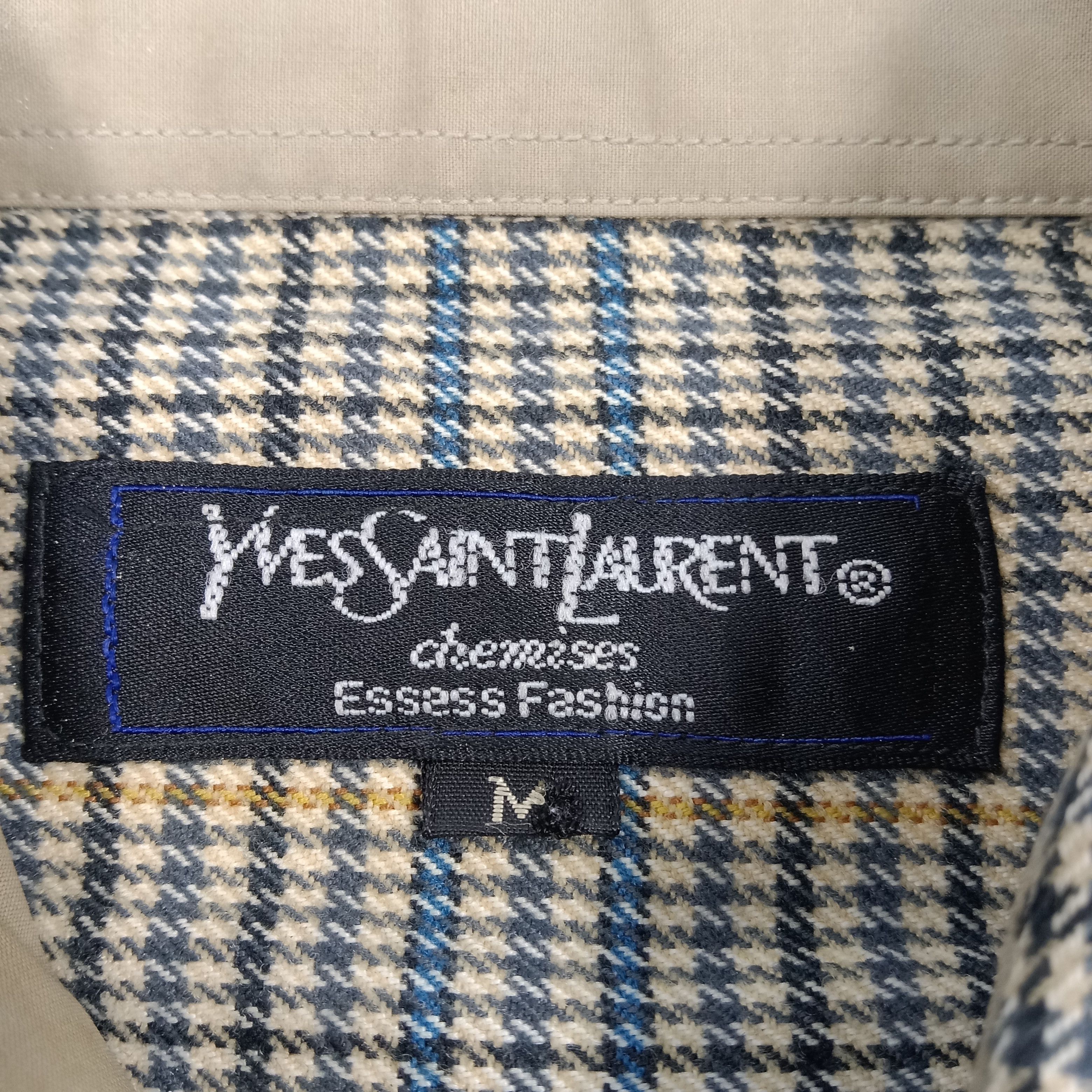 Vintage × Yves Saint Laurent Yves Saint Laurent Italian Brand Shirt Button Up Size US M / EU 48-50 / 2 - 3 Thumbnail