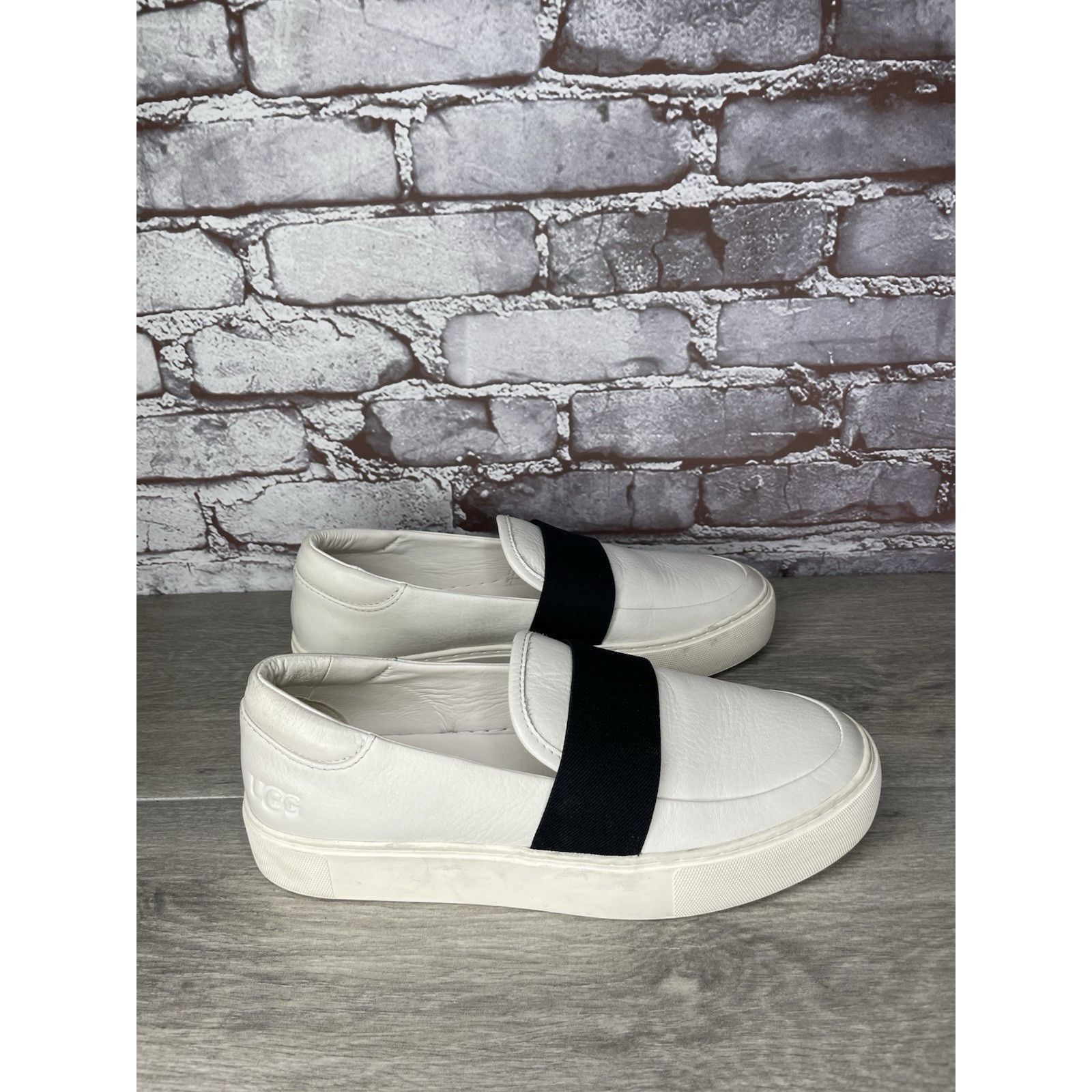 Ugg UGG Chayze White Leather Slip On Sneakers Casual Platform Sh Size US 9 / IT 39 - 14 Thumbnail