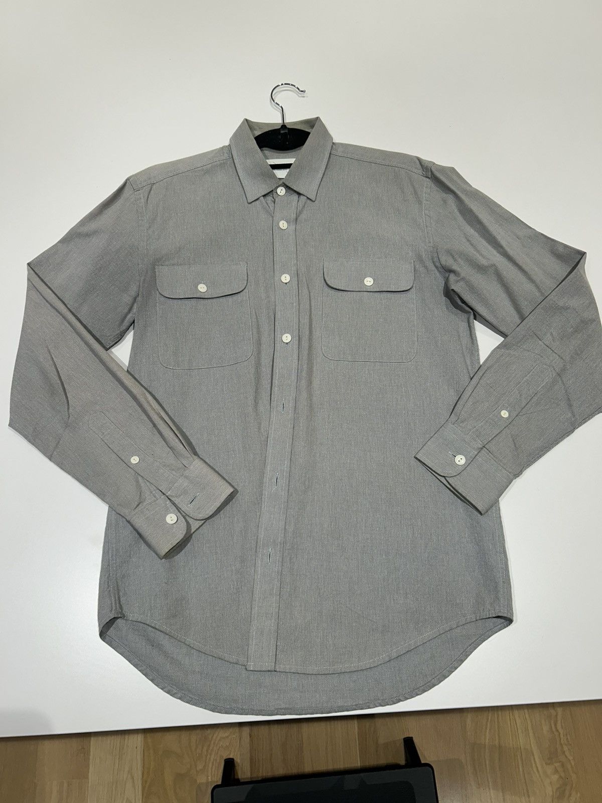Saturdays NYC Saturdays Grey button up shirt Size US M / EU 48-50 / 2 - 1 Thumbnail