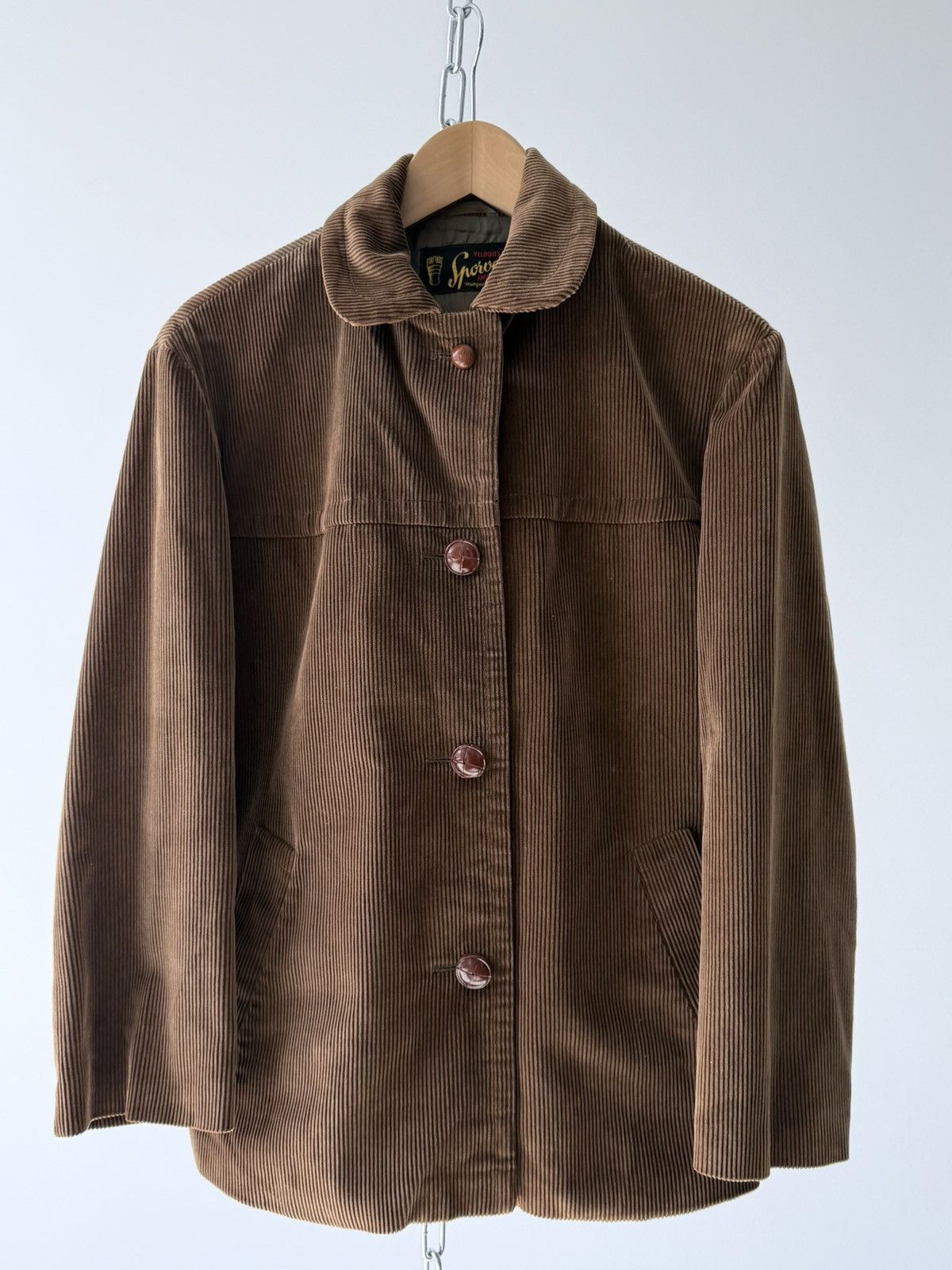 Le Laboureur Vintage 60s French Corduroy Workwear Jacket Size US M / EU 48-50 / 2 - 2 Thumbnail