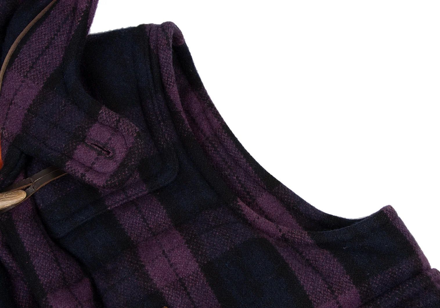 Ganryu Check Hooded Down Vest in Purple, Navy, and Green Size US S / EU 44-46 / 1 - 10 Thumbnail