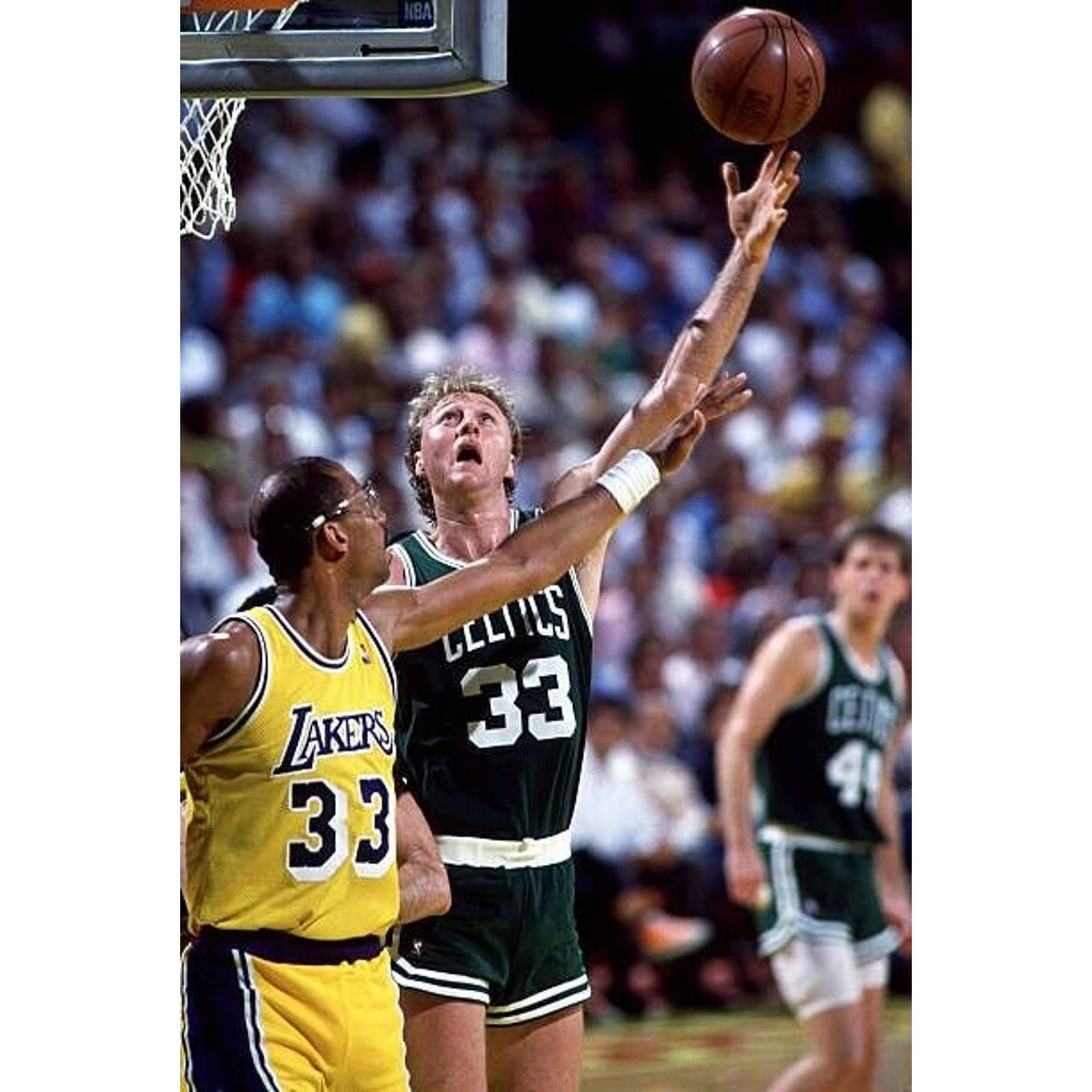 NBA × Salem Sportswear NEW Larry Bird 90s Boston Celtics SALEM Tee M black NBA vtg Size US M / EU 48-50 / 2 - 5 Thumbnail