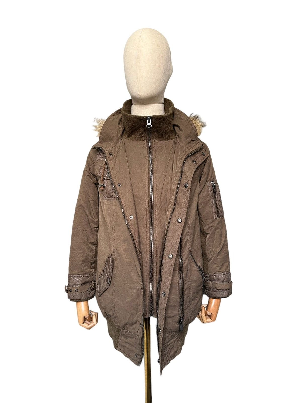 Japanese Brand Rare y2k BEAUX ART Rocker parka jacket Size US M / EU 48-50 / 2 - 4 Thumbnail