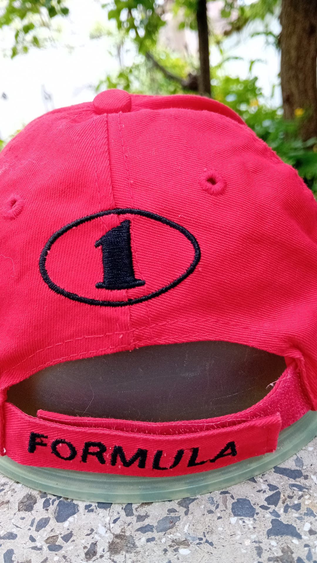 Formula 1 × Vintage Formula 1 Ferrari Vintage Racing Strapback Hat Size ONE SIZE - 5 Thumbnail