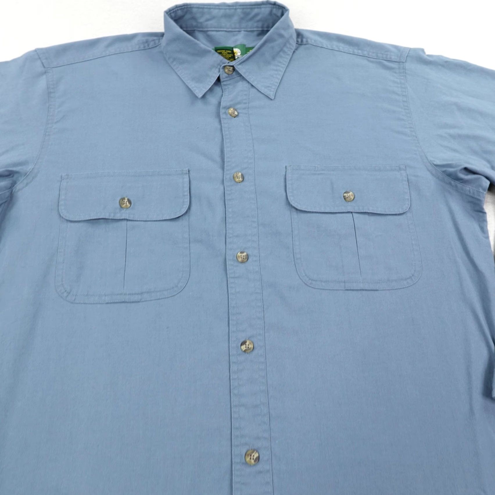 Vintage Cabelas Shirt Mens Medium Blue Padded Elbows Hunting Button Up Camping Outdoors Size US M / EU 48-50 / 2 - 3 Thumbnail