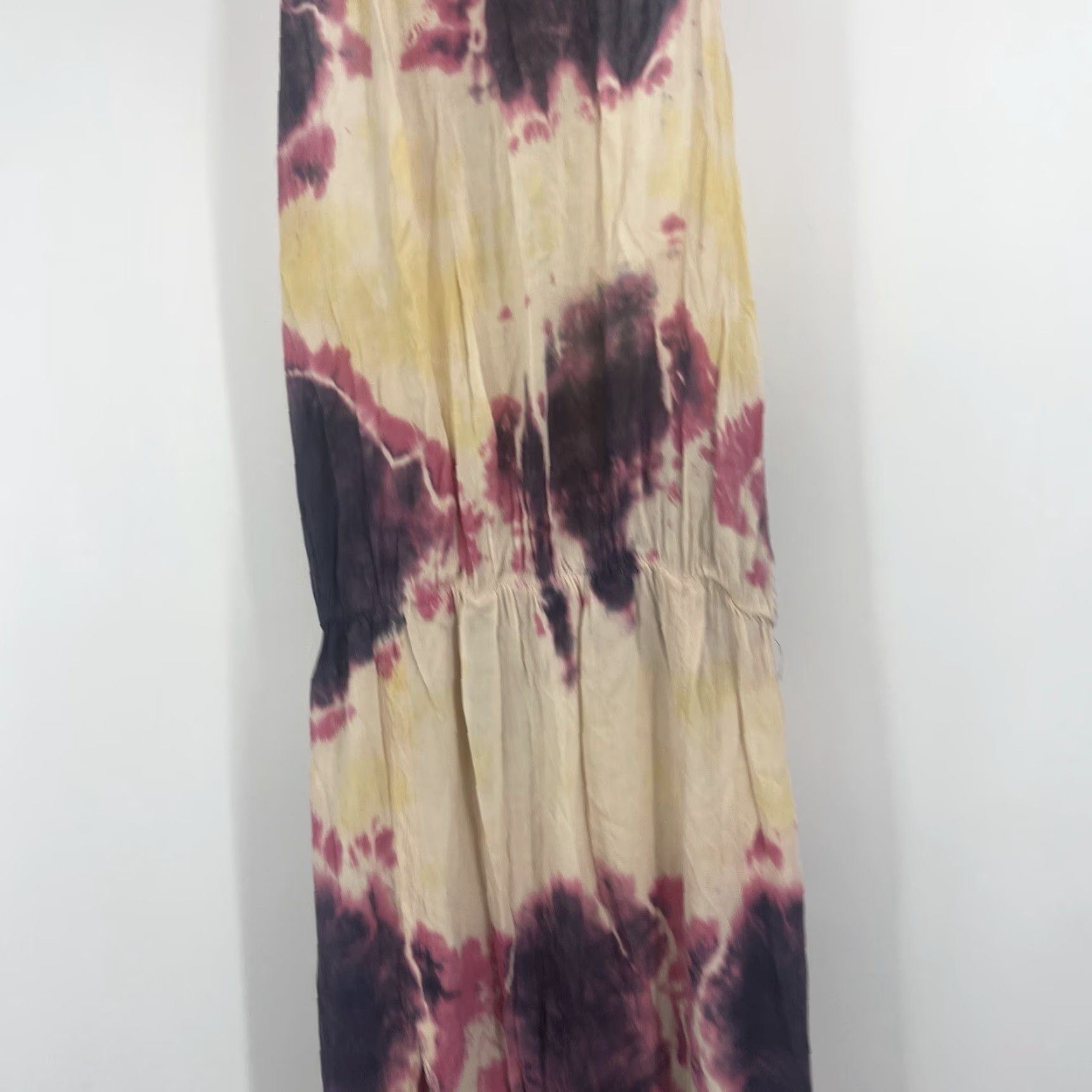 Vintage Blu Moon Maxi Dress Womens XS Tie Dye Halter Blouson Long Sundress Boho Cottage Moon Bohemian Size XS / US 0-2 / IT 36-38 - 4 Thumbnail