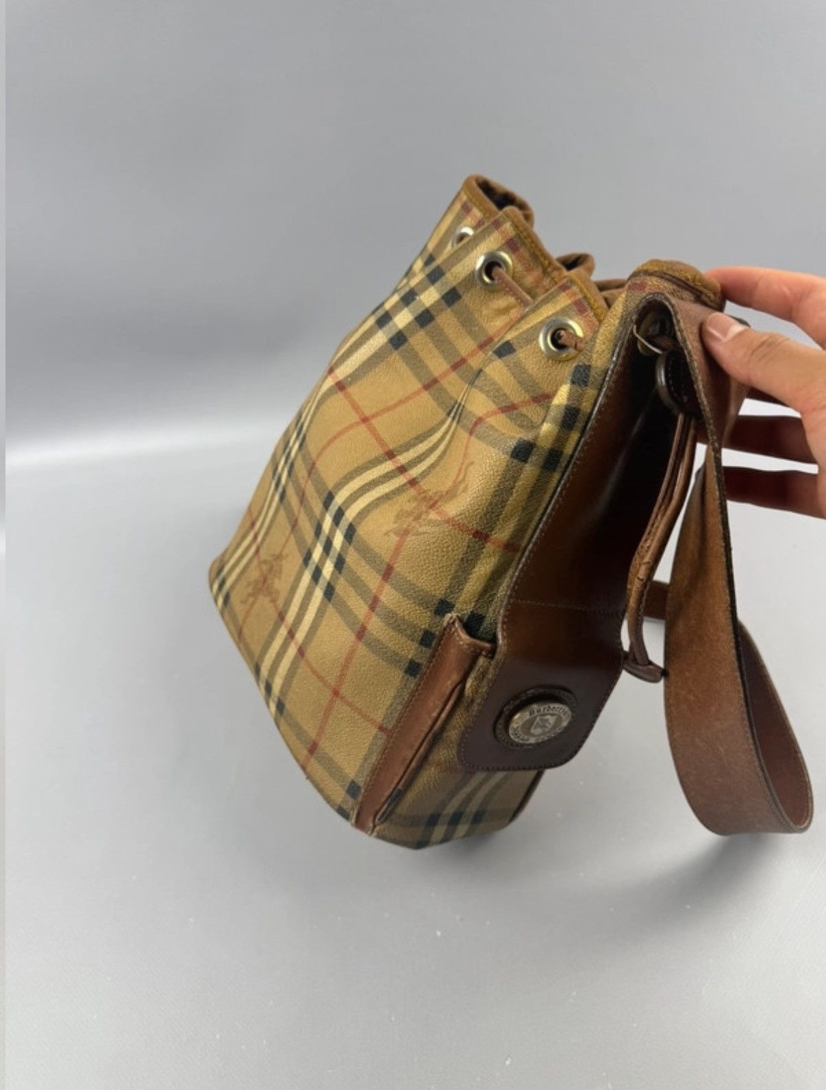 Burberry Burberry bucketbag vintage whit novacheck monogram Size ONE SIZE - 7 Thumbnail