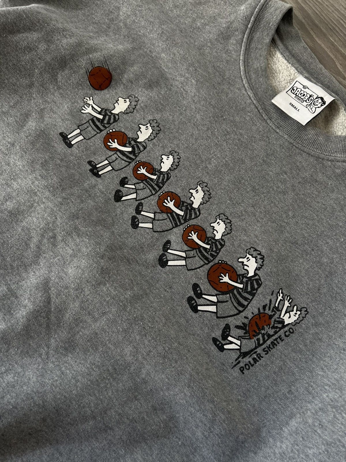 Polar Skate Co. Polar Skate Co. Archival Crew Neck SK8 Style Gray Sweatshirt Size US S / EU 44-46 / 1 - 10 Thumbnail