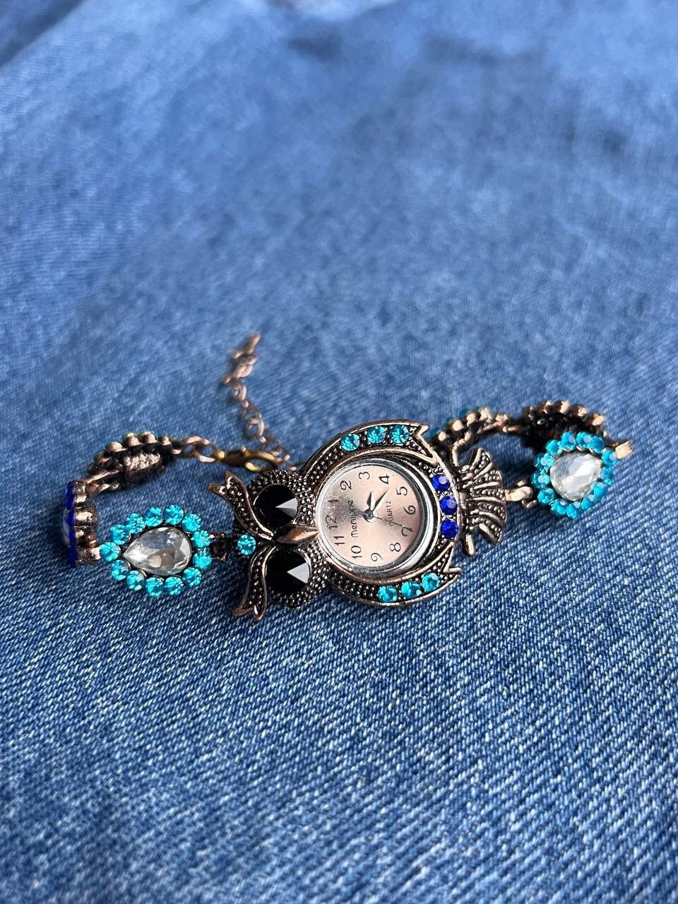 Japanese Brand × Vintage Vintage 🦉 Owl Japanese style futuristic Steel Watch Size ONE SIZE - 1 Thumbnail