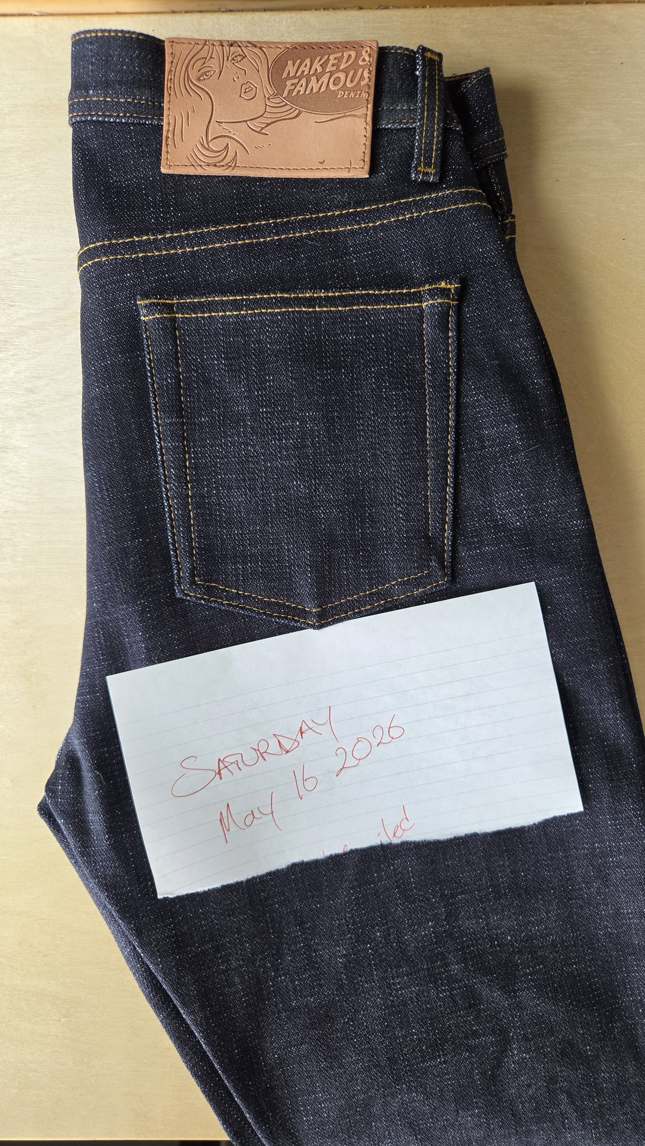 Naked & Famous Elephant 12, 20oz. Broken twill Size US 31 - 9 Thumbnail