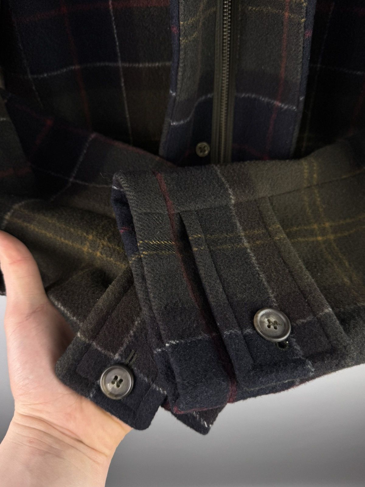 Barbour Barbour T78 The Gallaway Wool Coat Jacket Plaid Corduroy Size US S / EU 44-46 / 1 - 4 Thumbnail