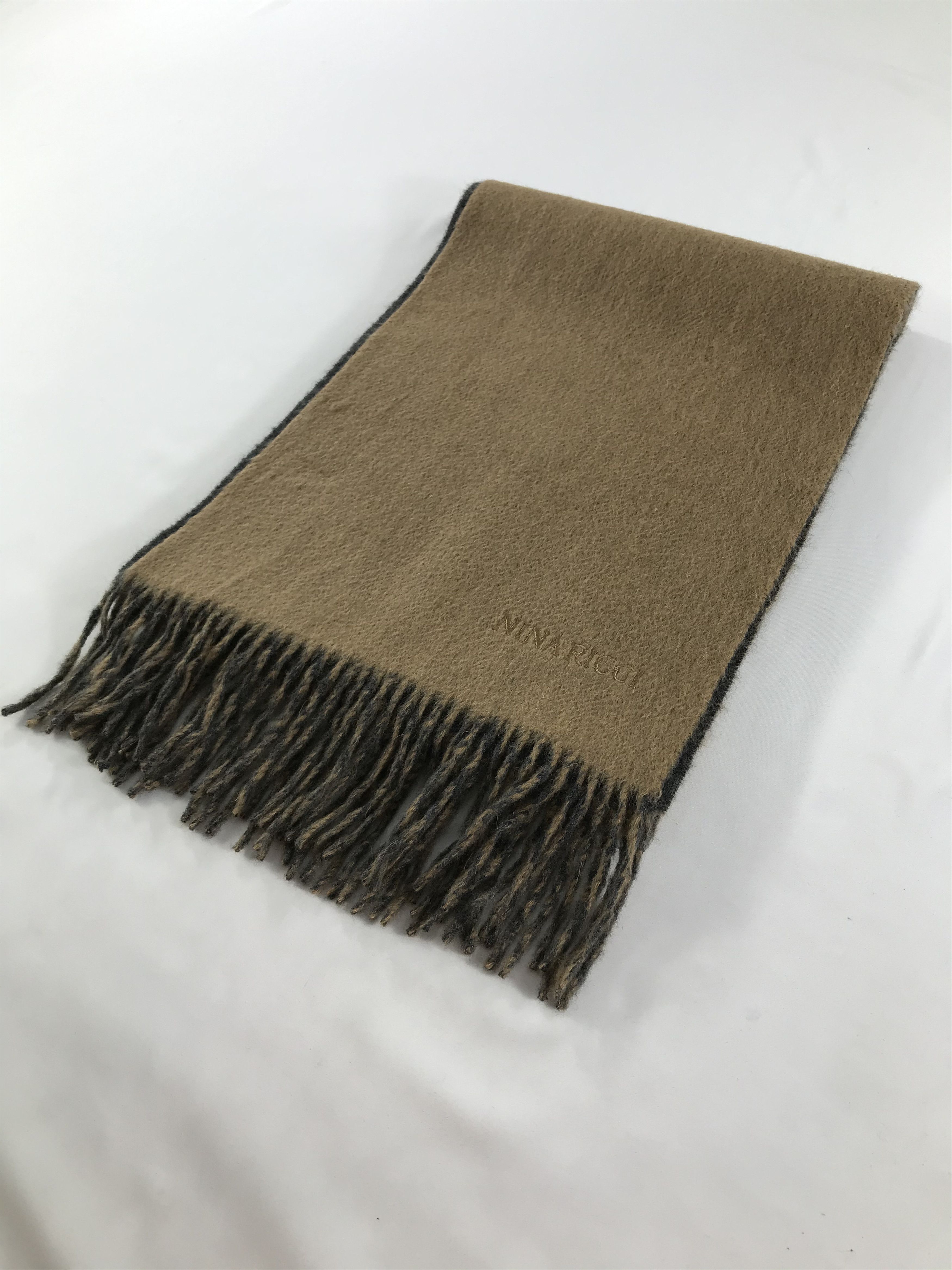 Nina Ricci Nina Ricci Cashmere Scarf Muffler Neckgear Neck Warmer V69 Size ONE SIZE - 3 Thumbnail