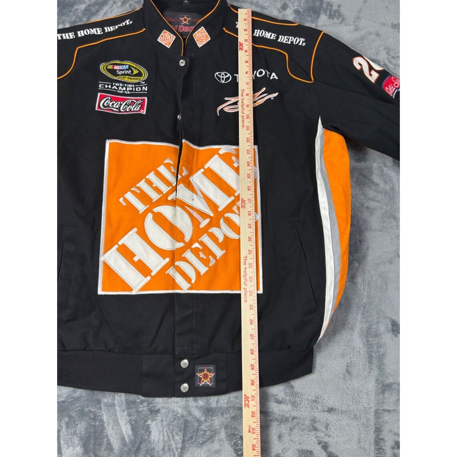 JH Design JH Design Tony Stewart NASCAR Jacket 2XL Racing Coat VTG Size US XL / EU 56 / 4 - 15 Thumbnail