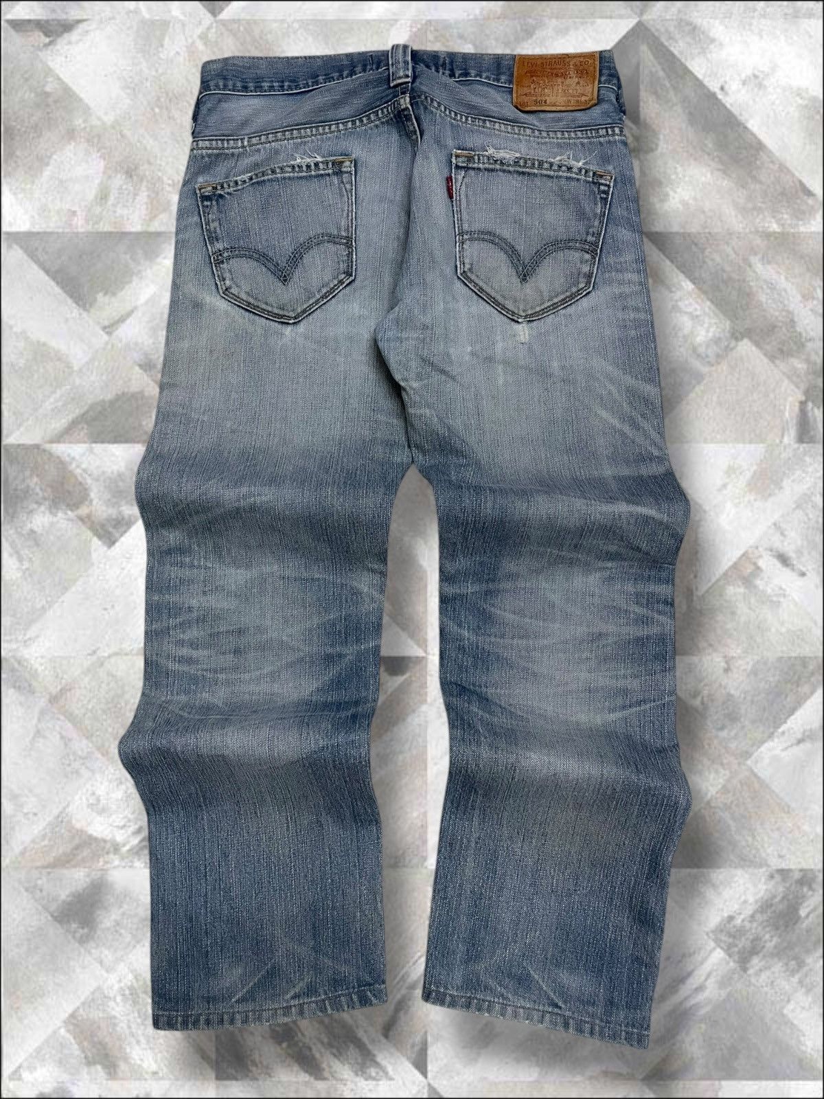 Levi's Vintage Clothing Vintage Og Designer Levis 504 Distressed Straight Denim Size US 30 / EU 46 - 9 Thumbnail