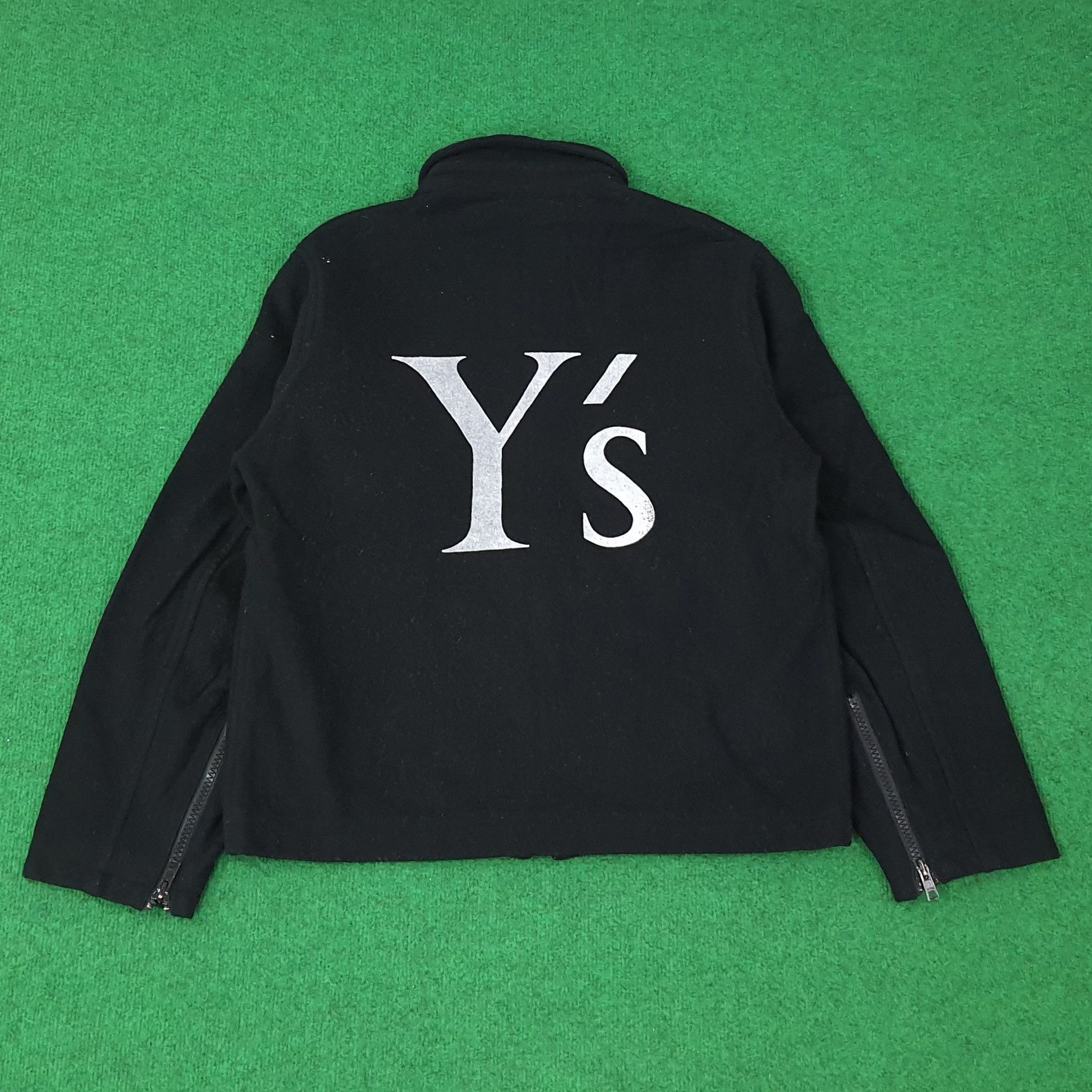 Yohji Yamamoto Vintage Y's for Men by Yohji Custom Logo Jacket C226N6 Size US L / EU 52-54 / 3 - 1 Thumbnail