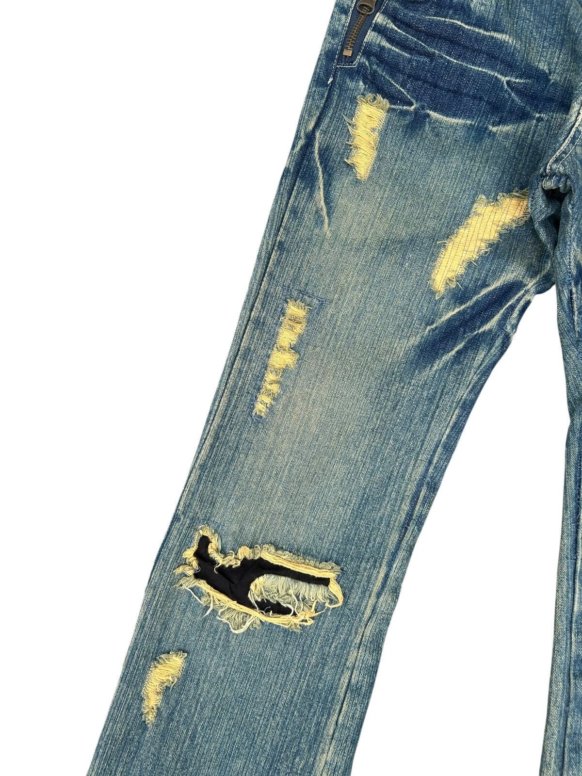 Kapital Japanese Brand limited Punk Bondage Distressed Denim Jeans Size US 32 / EU 48 - 7 Thumbnail