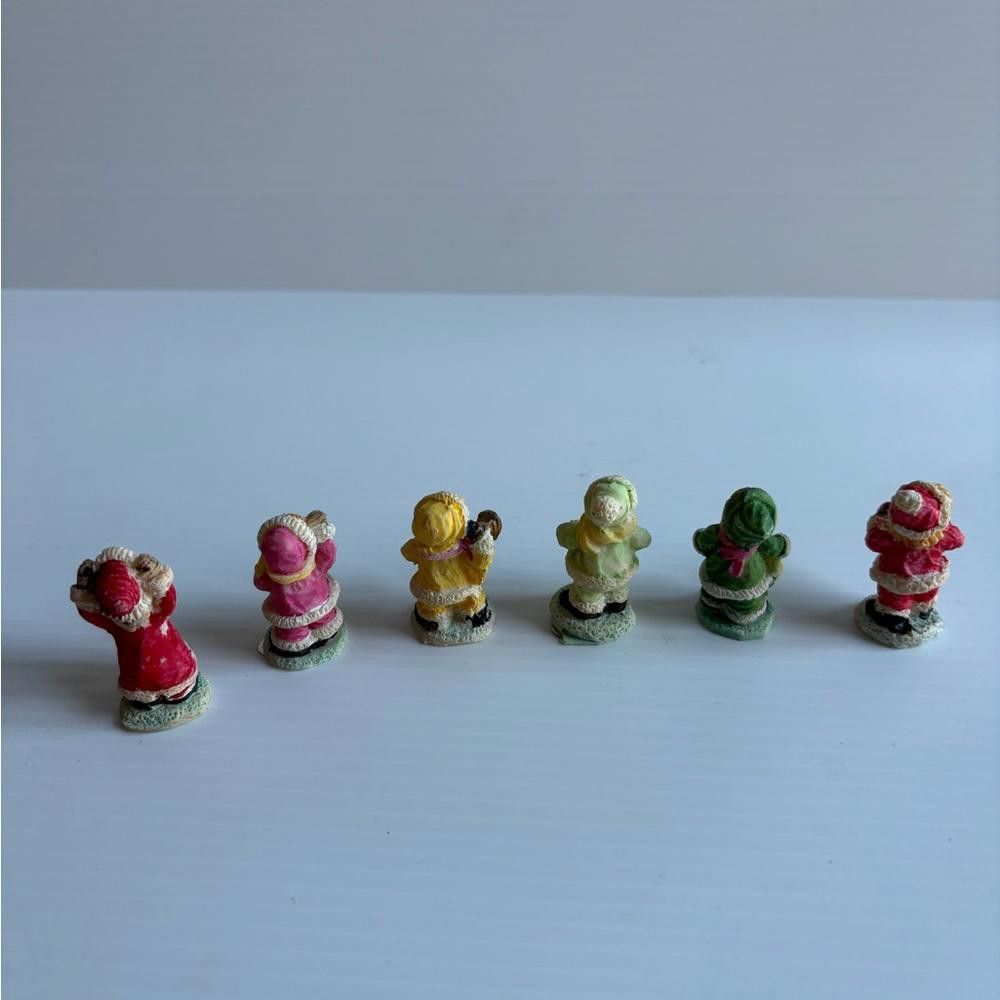 Designer 6-Piece Christmas Village Figurine Set Size ONE SIZE - 2 Thumbnail