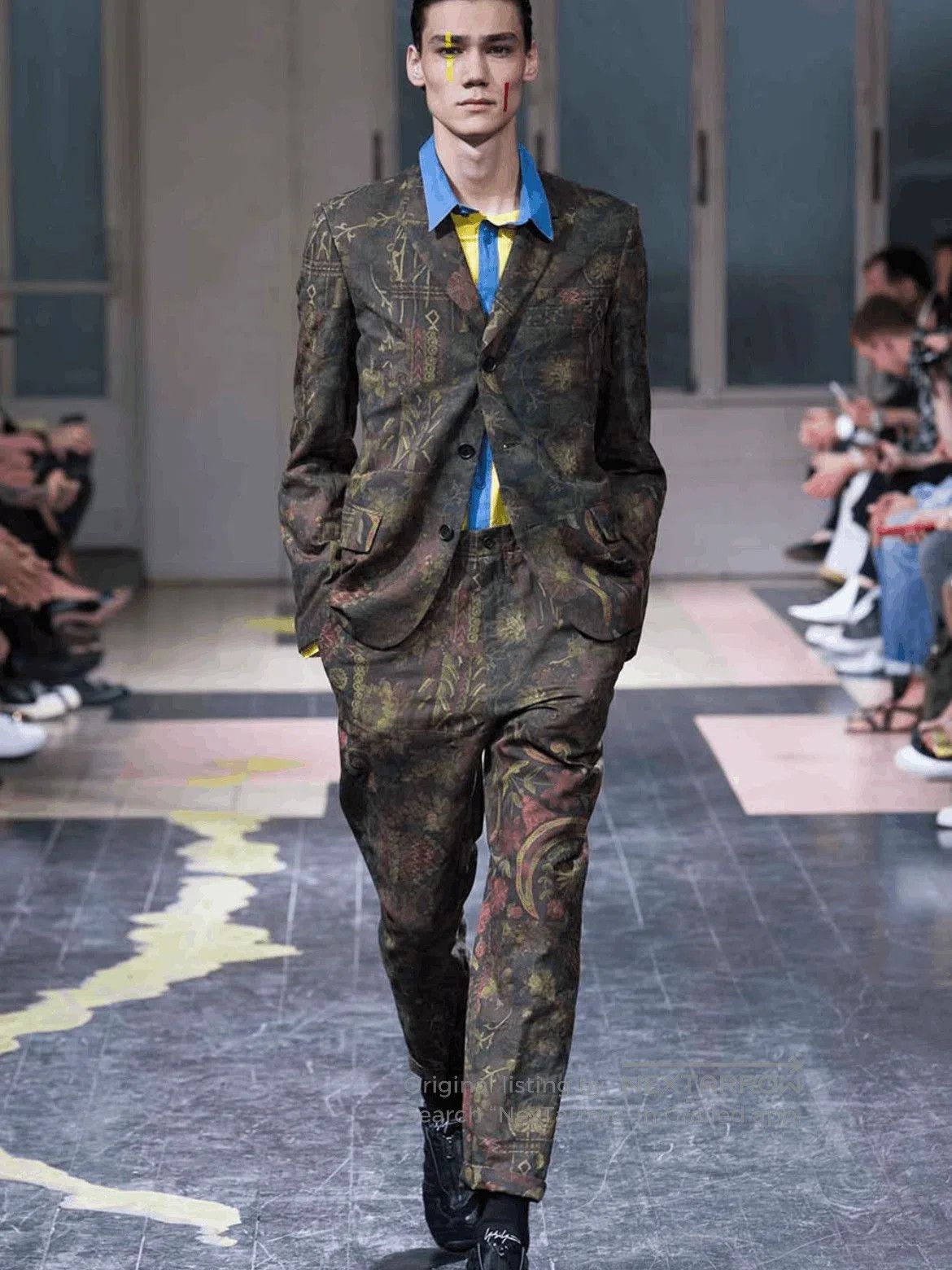 Yohji Yamamoto Sz 2 Yohji Yamamoto Pour Homme Flowers Print Jacket. Size US M / EU 48-50 / 2 - 5 Thumbnail