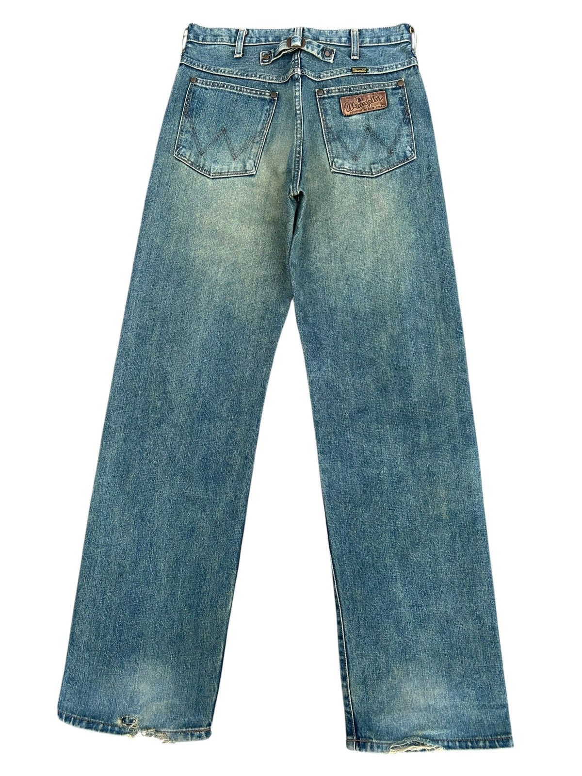 Kapital Vintage Buckle Back Wrangler Blue Bell Distressed Denim Jean Size US 30 / EU 46 - 5 Thumbnail