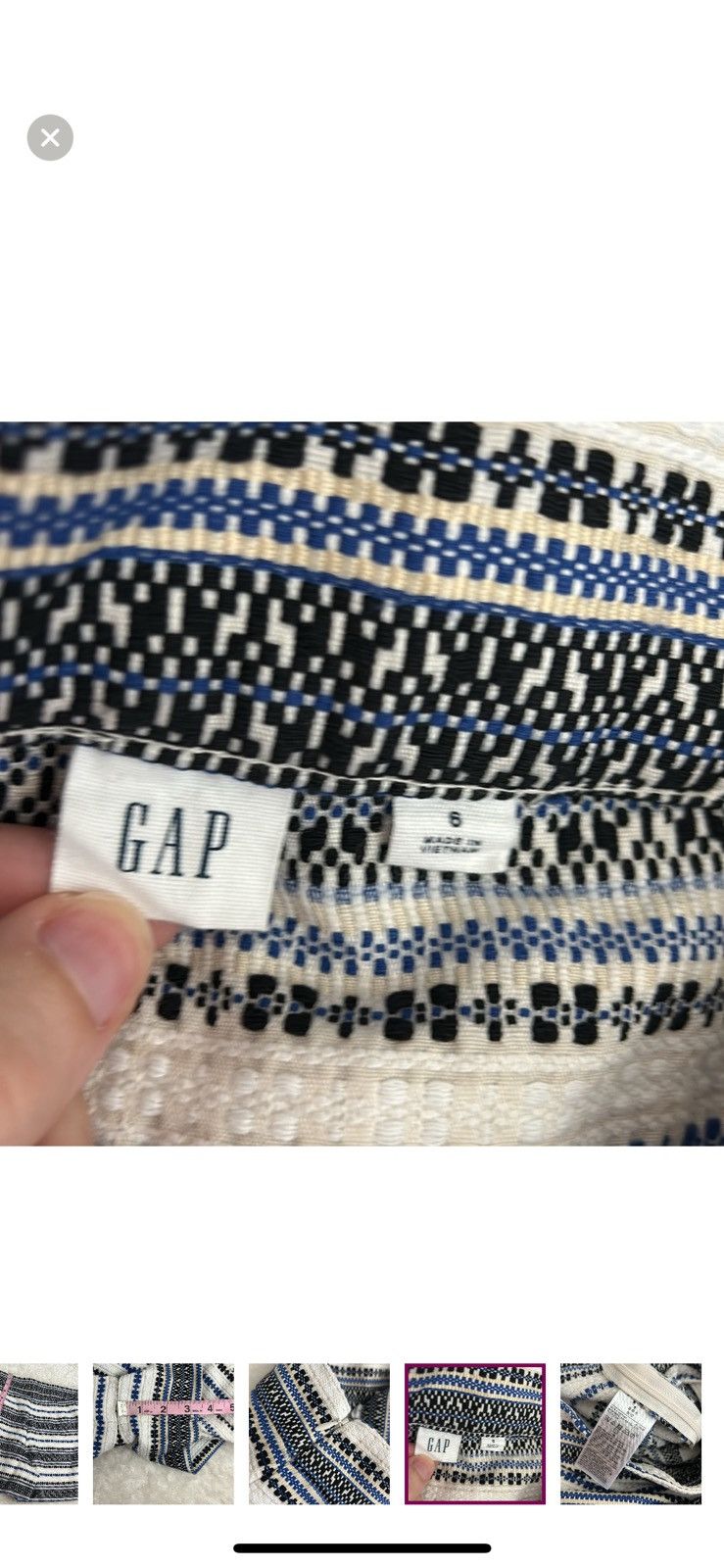 Gap Gap embroidered high rise shorts size 6 Size 28" / US 6 / IT 42 - 8 Thumbnail