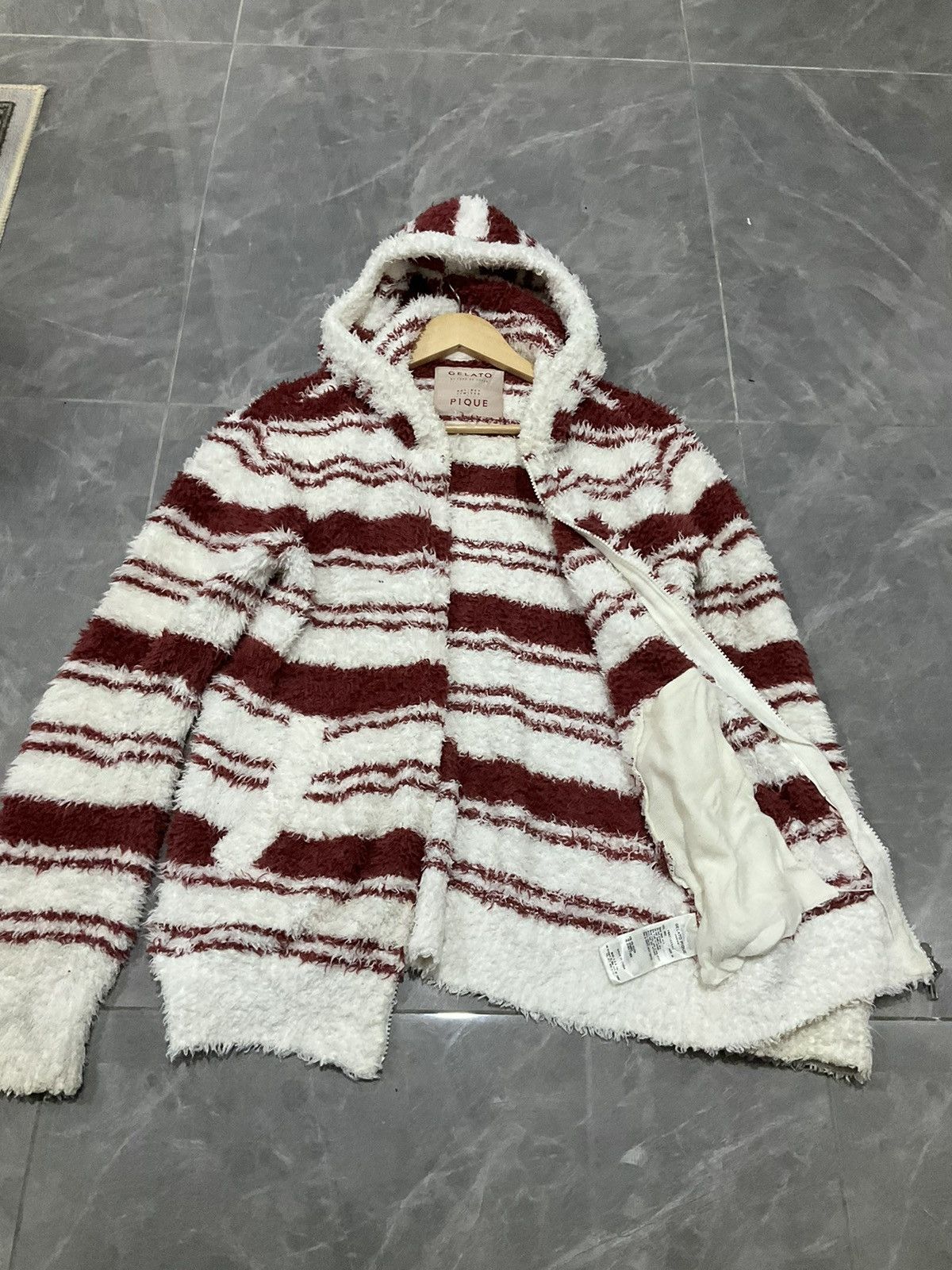 Homespun Knitwear Best Offer🔥Gelato Pique Homme Fleece Jacket Hoodie Winter Size US L / EU 52-54 / 3 - 4 Thumbnail