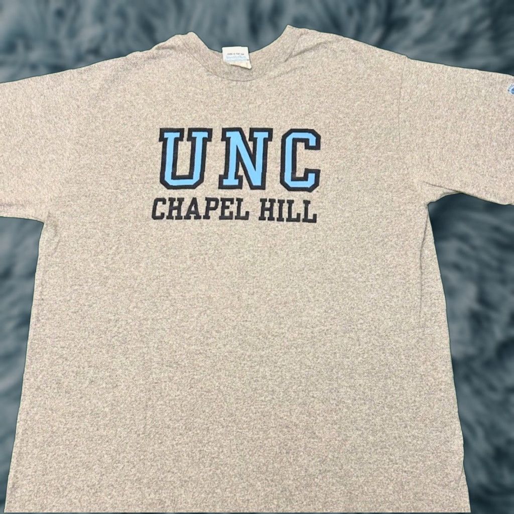 Vintage VINTAGE UNC Tarheels VTG Shirt Mens Size Large Gray 90s College Sports University Hip Hop Shirt - Mens L Size US L / EU 52-54 / 3 - 1 Thumbnail