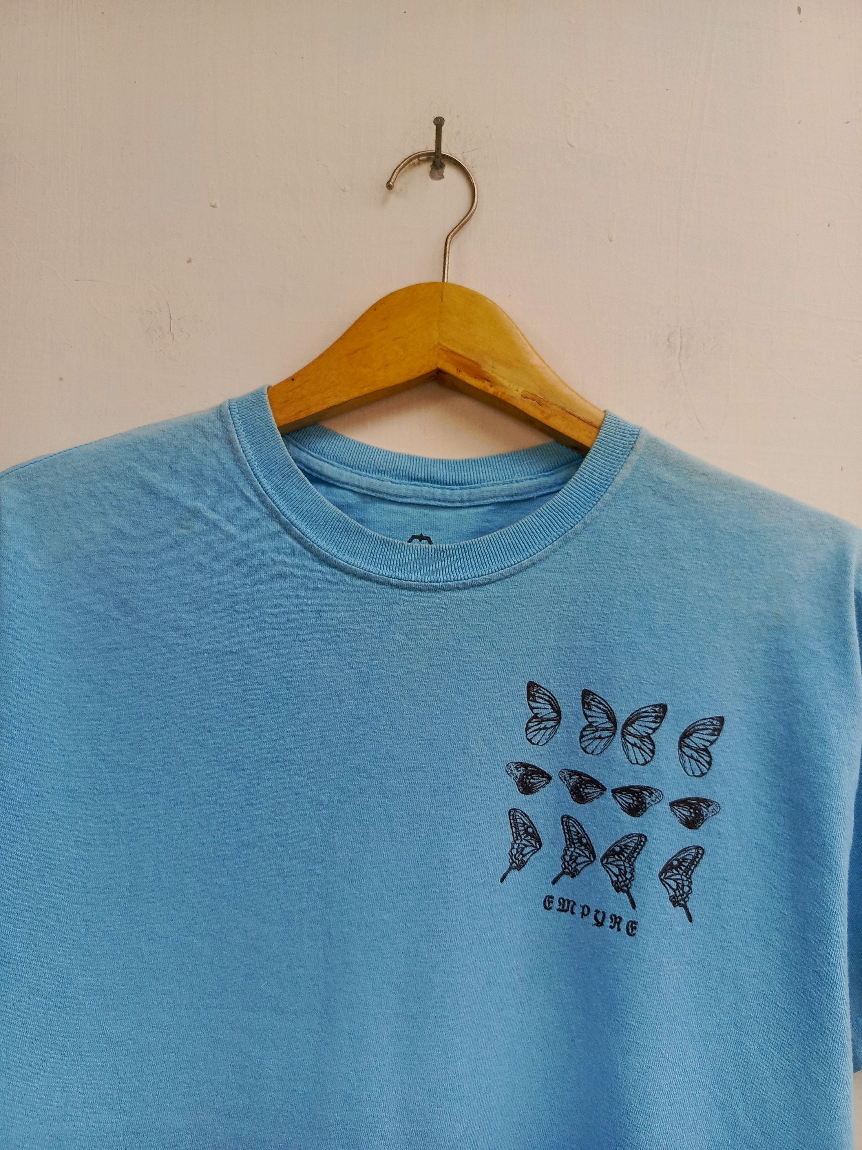 Empyre Empyre Butterfly Print T-Shirt – Skate style Size US M / EU 48-50 / 2 - 2 Thumbnail