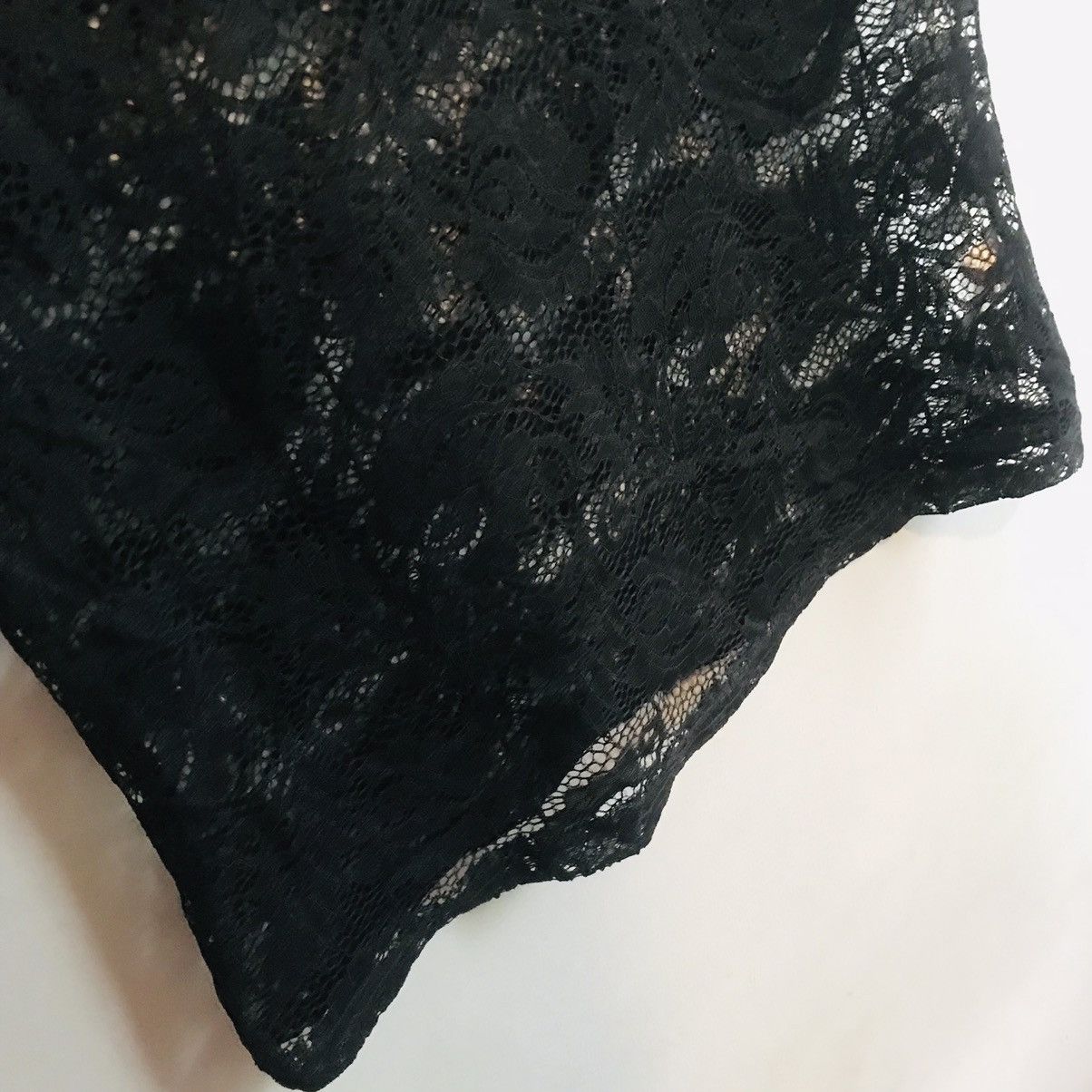 Japanese Brand Floral Lace Mesh Top Size L / US 10 / IT 46 - 5 Thumbnail