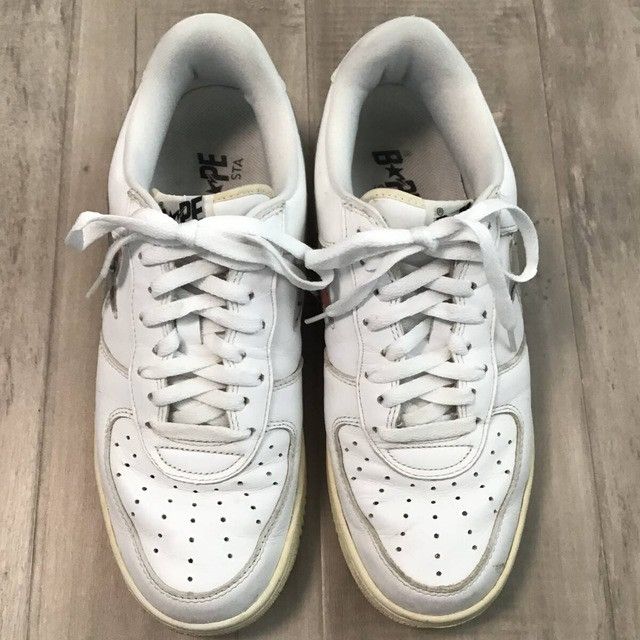 Bape × Kaws × Nigo KAWS × BAPE STA Leather Sneakers a bathing ape star NIGO Size US 11 / EU 44 - 4 Thumbnail