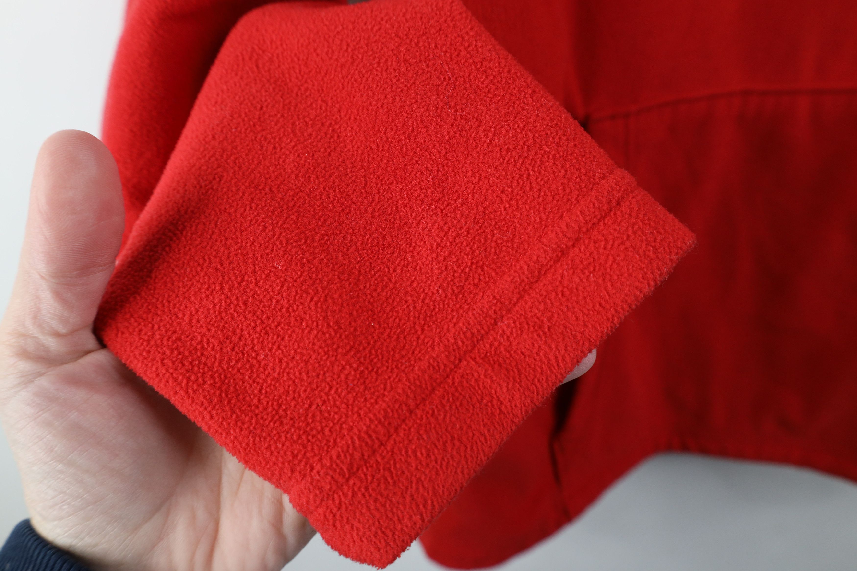 Nike Vintage Y2K Nike Mini Swoosh Fleece Hoodie Sweatshirt Red Size US S / EU 44-46 / 1 - 11 Thumbnail