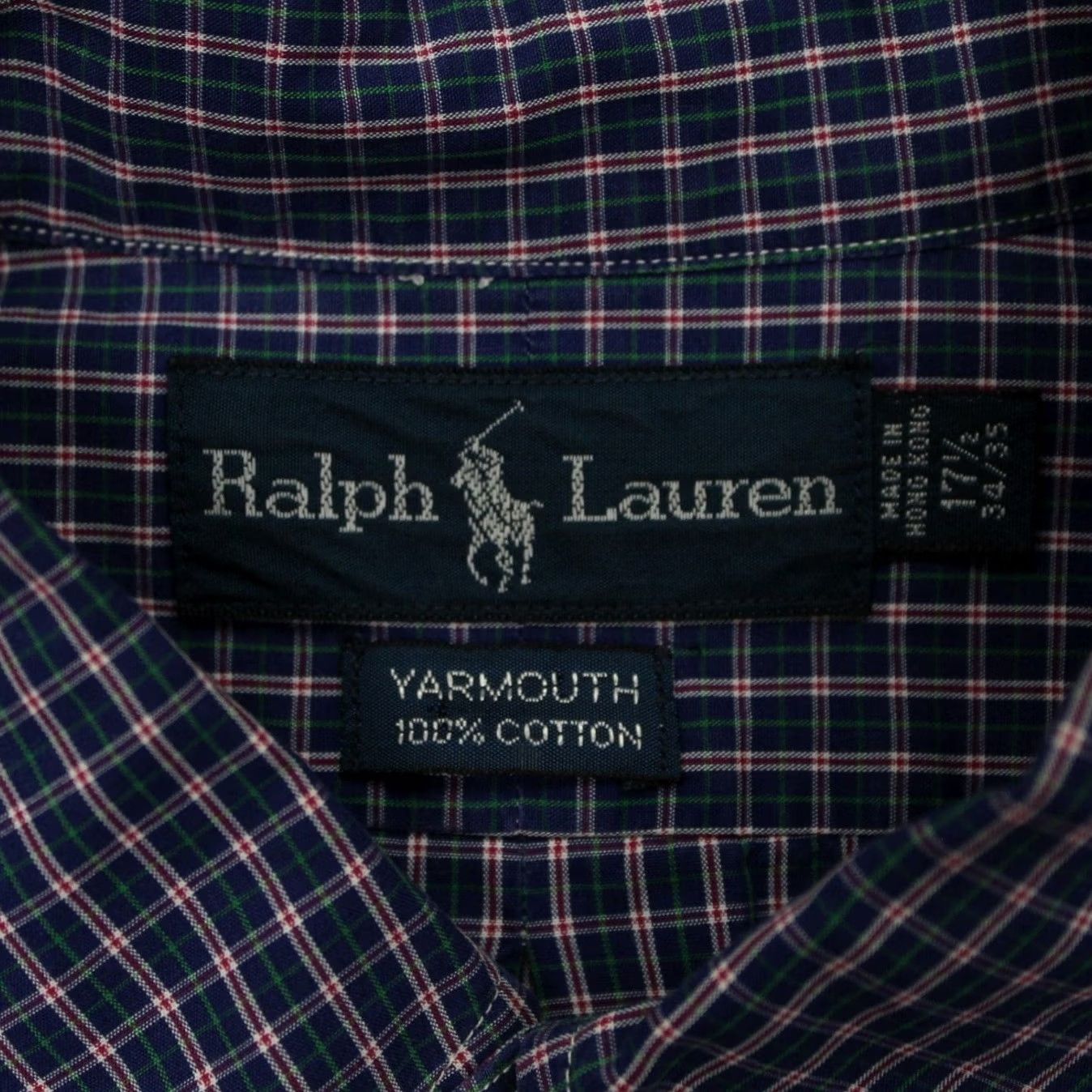 Ralph Lauren Ralph Lauren Shirt Mens 17 1/2, 34/35 Blue 100% Cotton Long Sleeve Dress Shirt Long Sleeve Button-Down Regular Fit Size US XXL / EU 58 / 5 - 7 Thumbnail