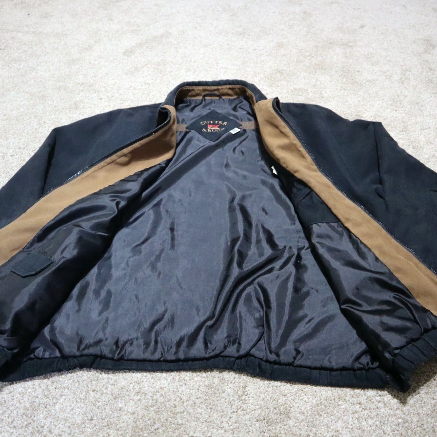 Cutter & Buck Cutter & Buck Jacket - Men - XL - Black - 2005 Presidents Award Ford Sweater Jacket Size US XL / EU 56 / 4 - 5 Thumbnail