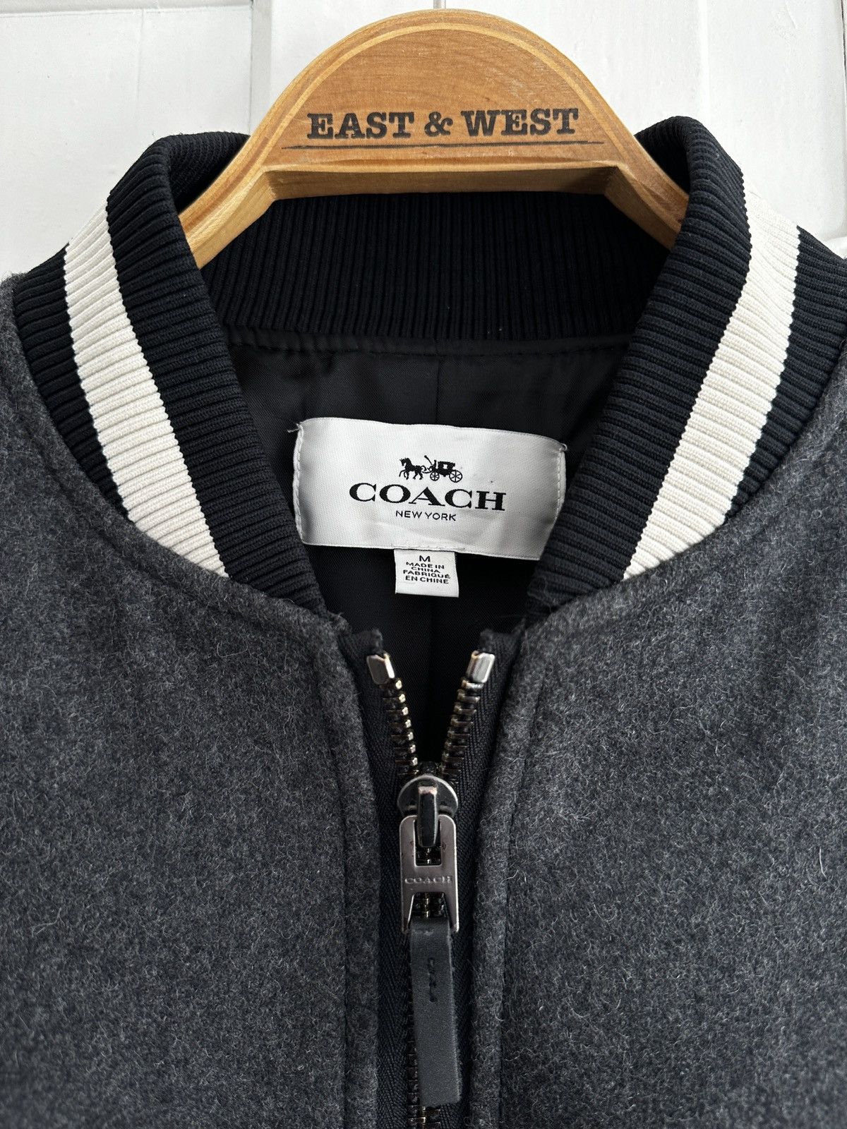 Coach Coach x New York x jacket x luxury x leather x wool Size US M / EU 48-50 / 2 - 2 Thumbnail
