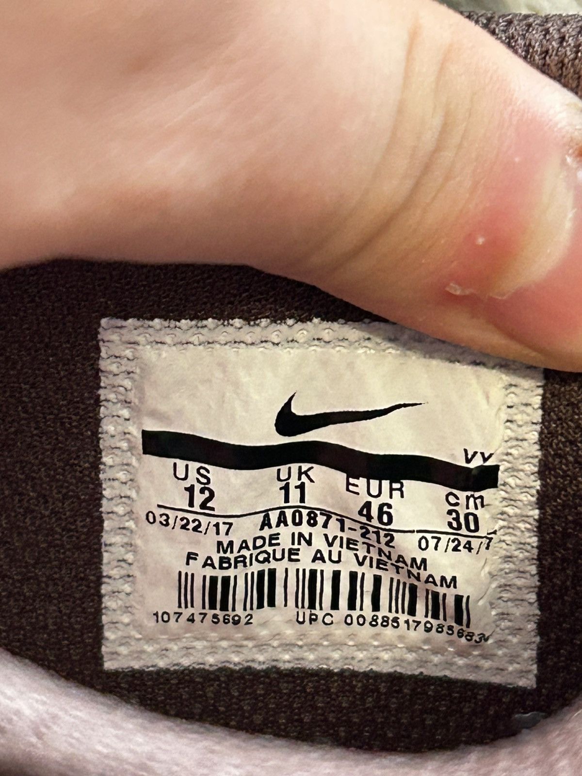 Nike × Supreme 🔥 Nike x Supreme Air Force 2 Brown 🔥 Size US 11 / EU 44 - 11 Thumbnail
