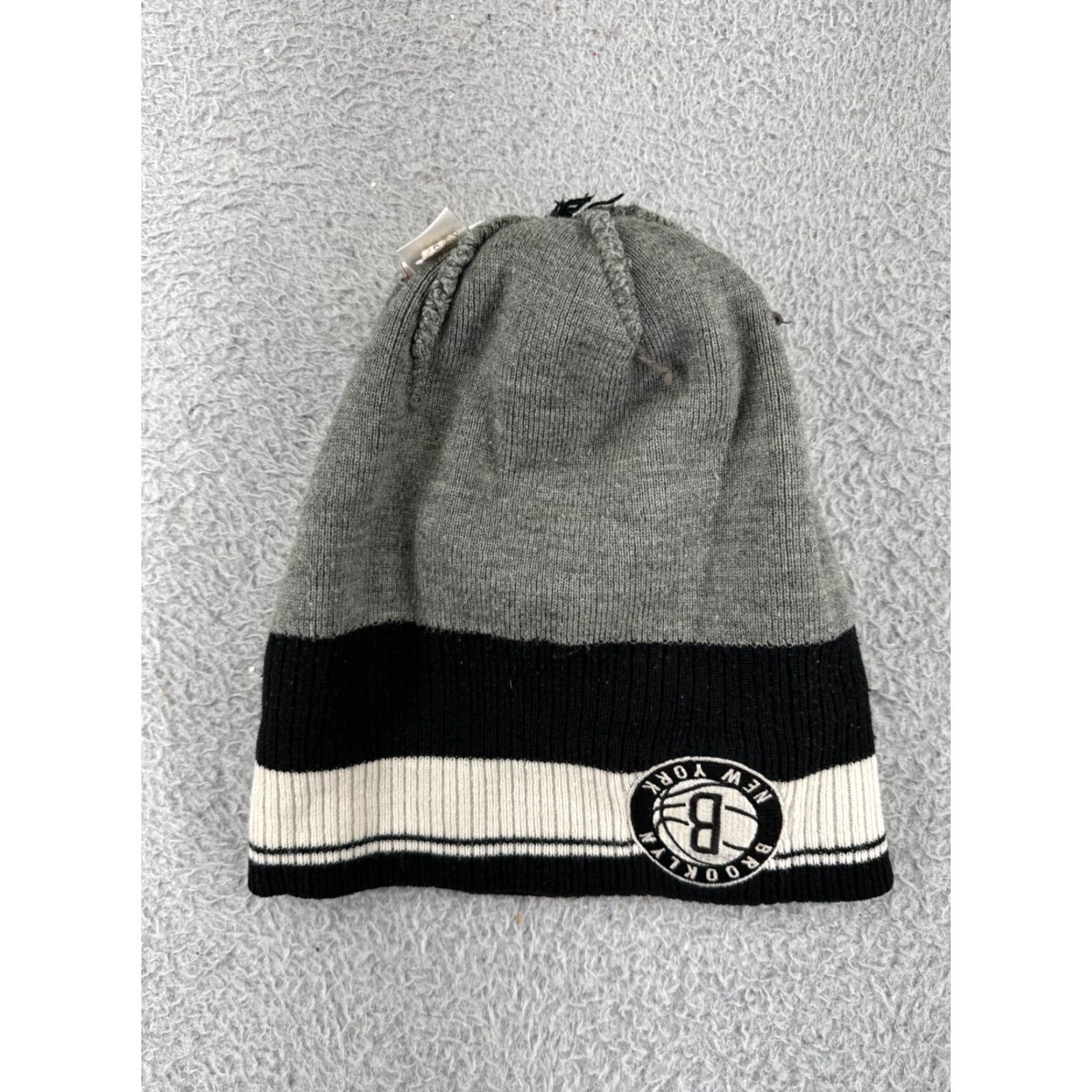 Mitchell & Ness Mitchell & Ness Brooklyn Nets Beanie Mens One Size Gray Size ONE SIZE - 5 Thumbnail