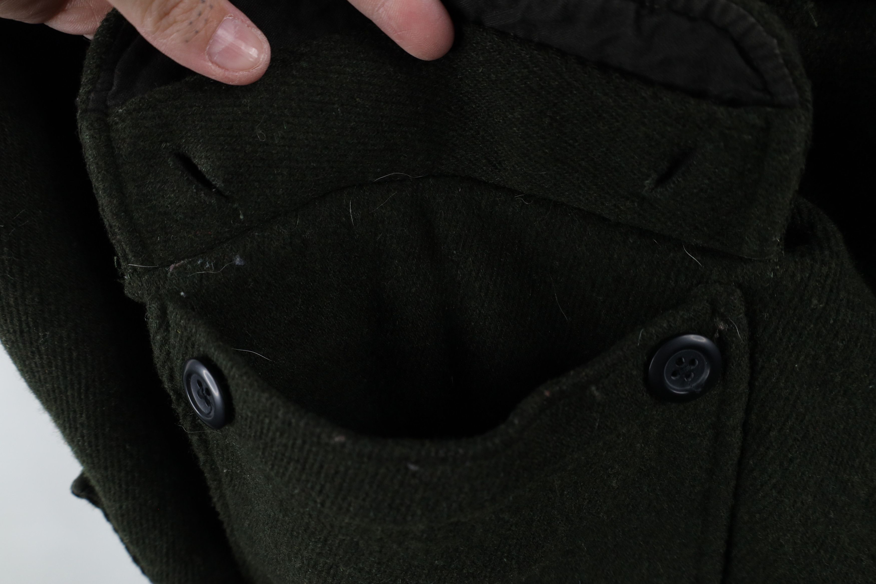 Gap × Vintage Vintage 90s Gap Wool Hooded Toggle Button Parka Jacket Size US L / EU 52-54 / 3 - 7 Thumbnail