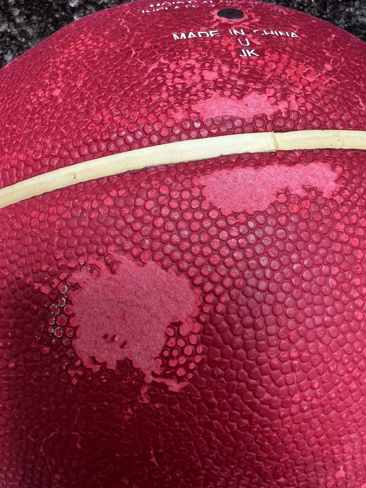 Spalding × Supreme Supreme x Spalding Basketball 1/70 1996 ONE WORLD FAMOUS Size ONE SIZE - 7 Thumbnail