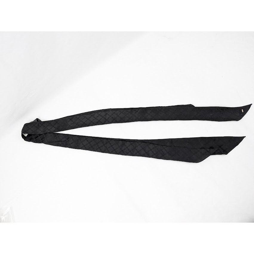 Saint Laurent Paris o1rshd1 Size: OS / Diamond lavallière Scarf in Silk Jacquard Size ONE SIZE - 6 Thumbnail
