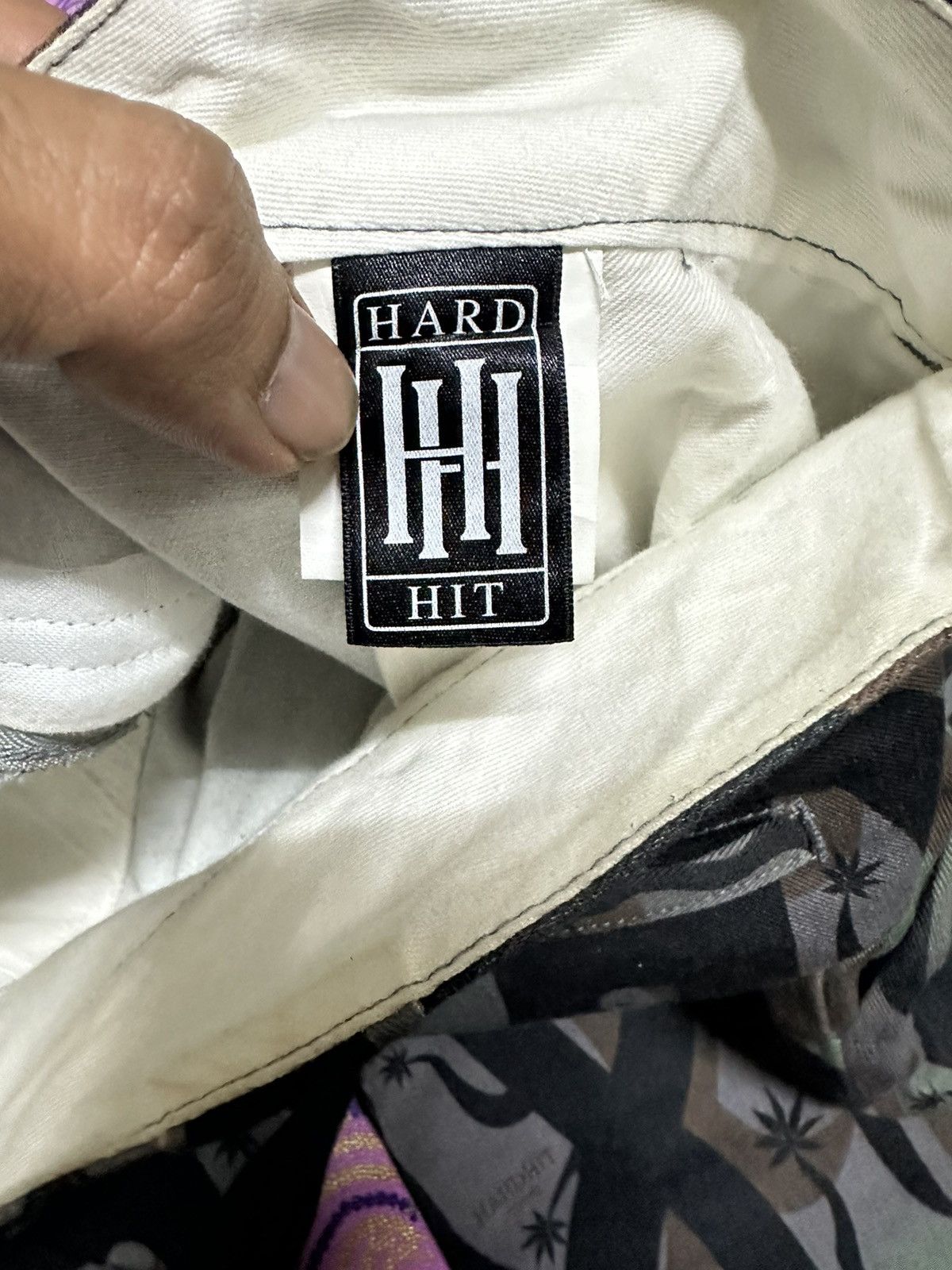 Japanese Brand Hardhits double knee cotton pants camo Size US 32 / EU 48 - 3 Thumbnail