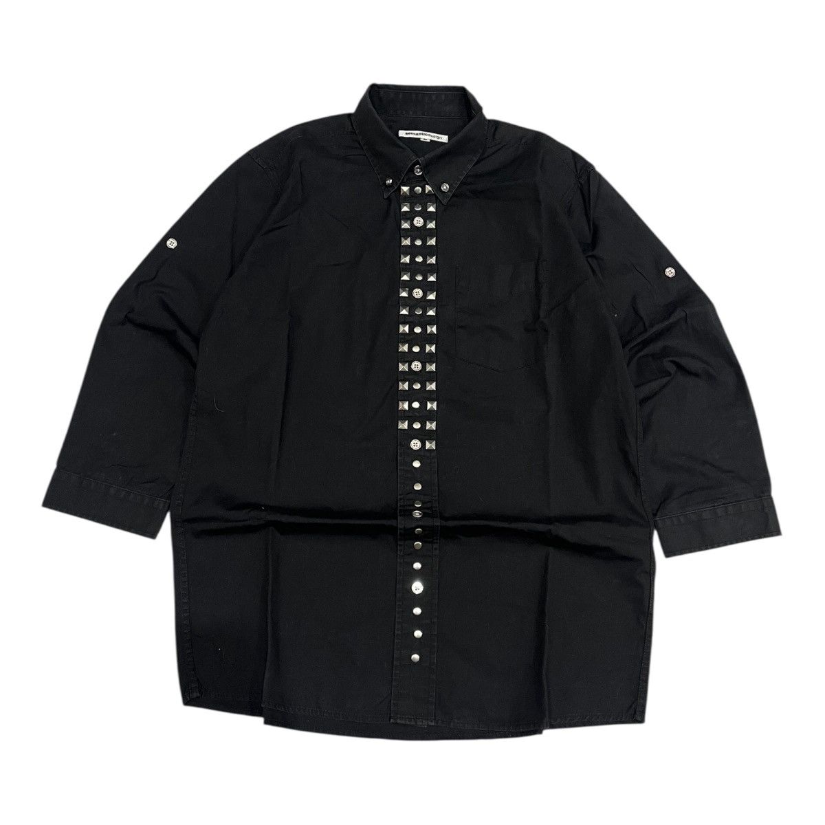 If Six Was Nine 2000s SEMANTIC DESIGN STUDDED BUTTON UP SHIRT Size US M / EU 48-50 / 2 - 1 Thumbnail